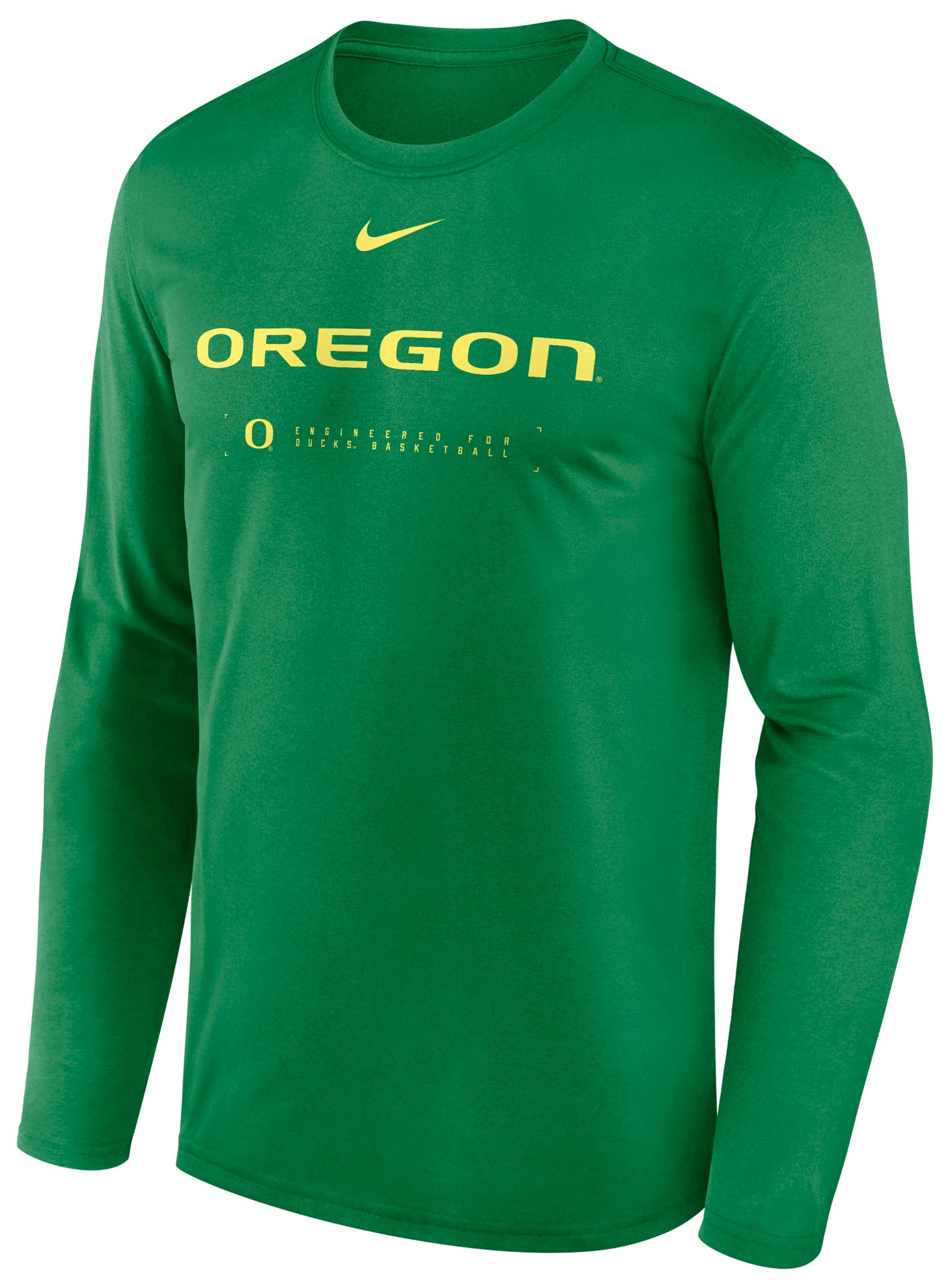 Nike Men's Oregon Ducks Apple Green Dri-FIT Shoot Long Sleeve T-Shirt product image