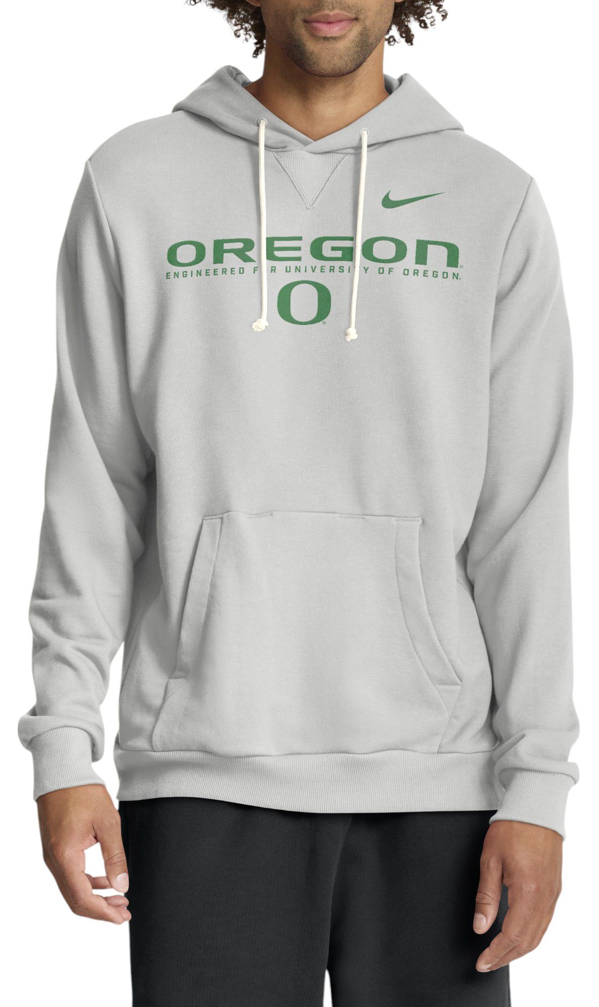 Nike Men's Oregon Ducks Photon Dust Dri-FIT Standard Issue Pullover Hoodie product image