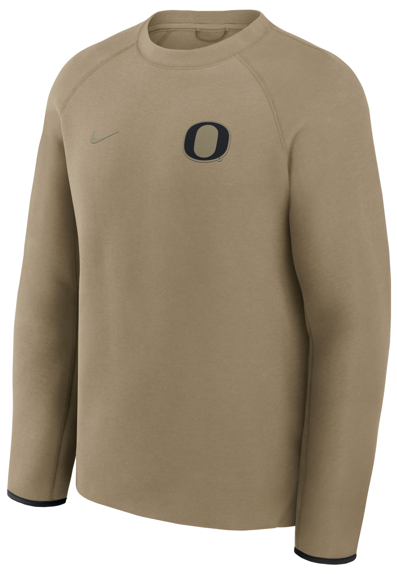 Nike Men's Oregon Ducks Neutral Olive Tech Fleece Crewneck Sweatshirt product image