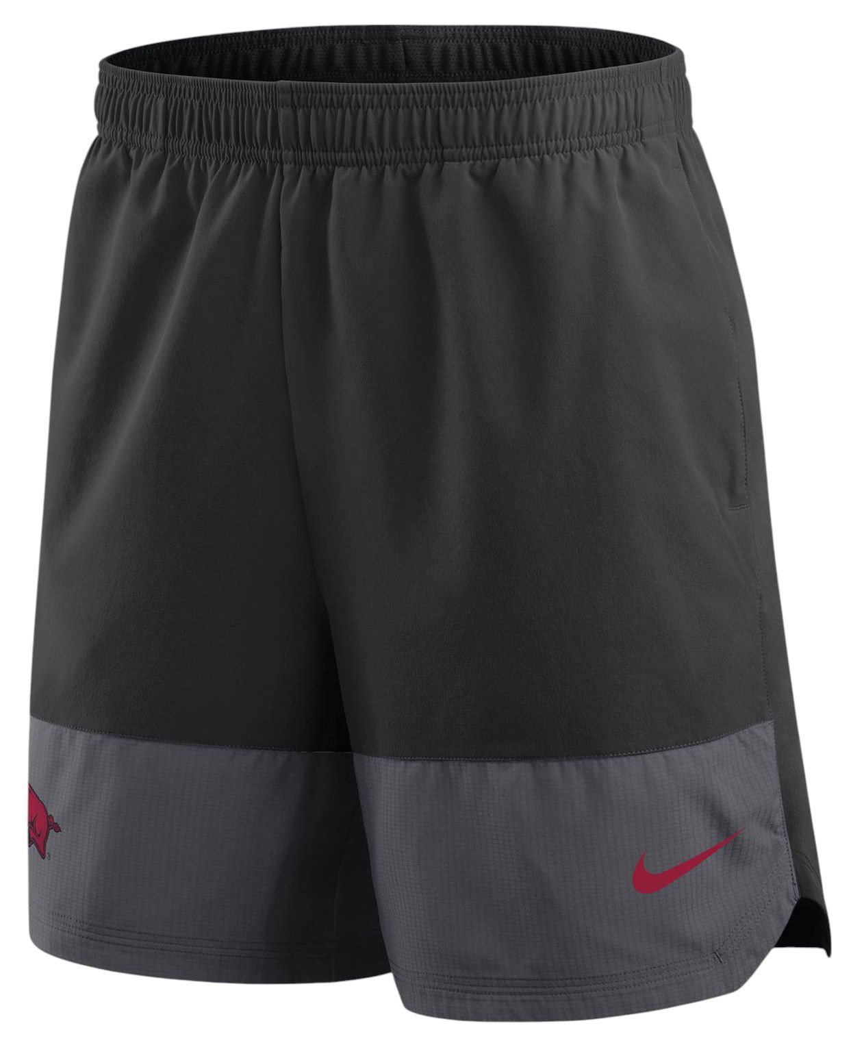 Nike Men's Arkansas Razorbacks Black Woven Shorts product image