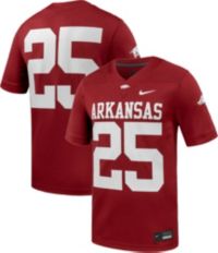 Nike Men's Arkansas Razorbacks Crimson Replica Football Jersey | Dick's ...