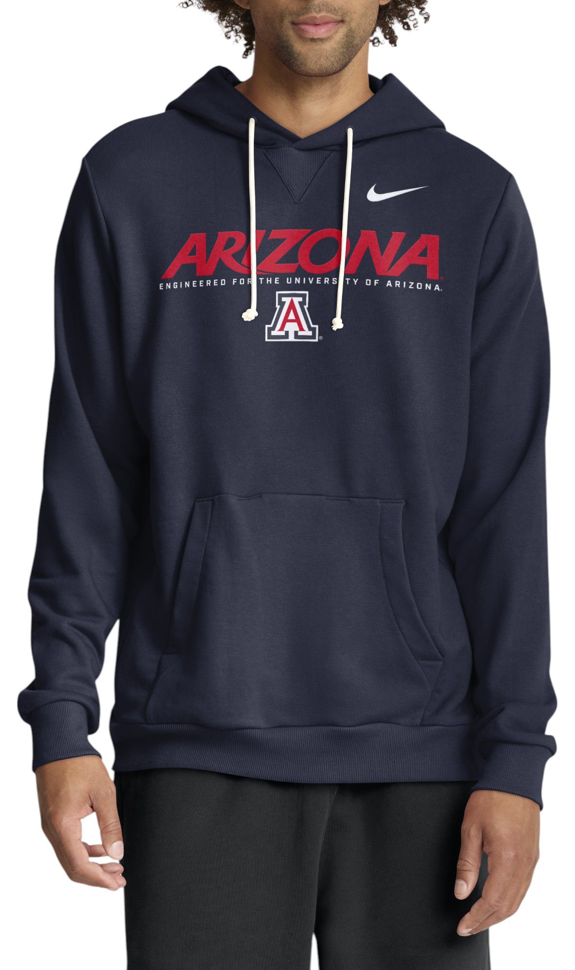 Nike Men's Arizona Wildcats College Navy Dri-FIT Standard Issue Pullover Hoodie product image