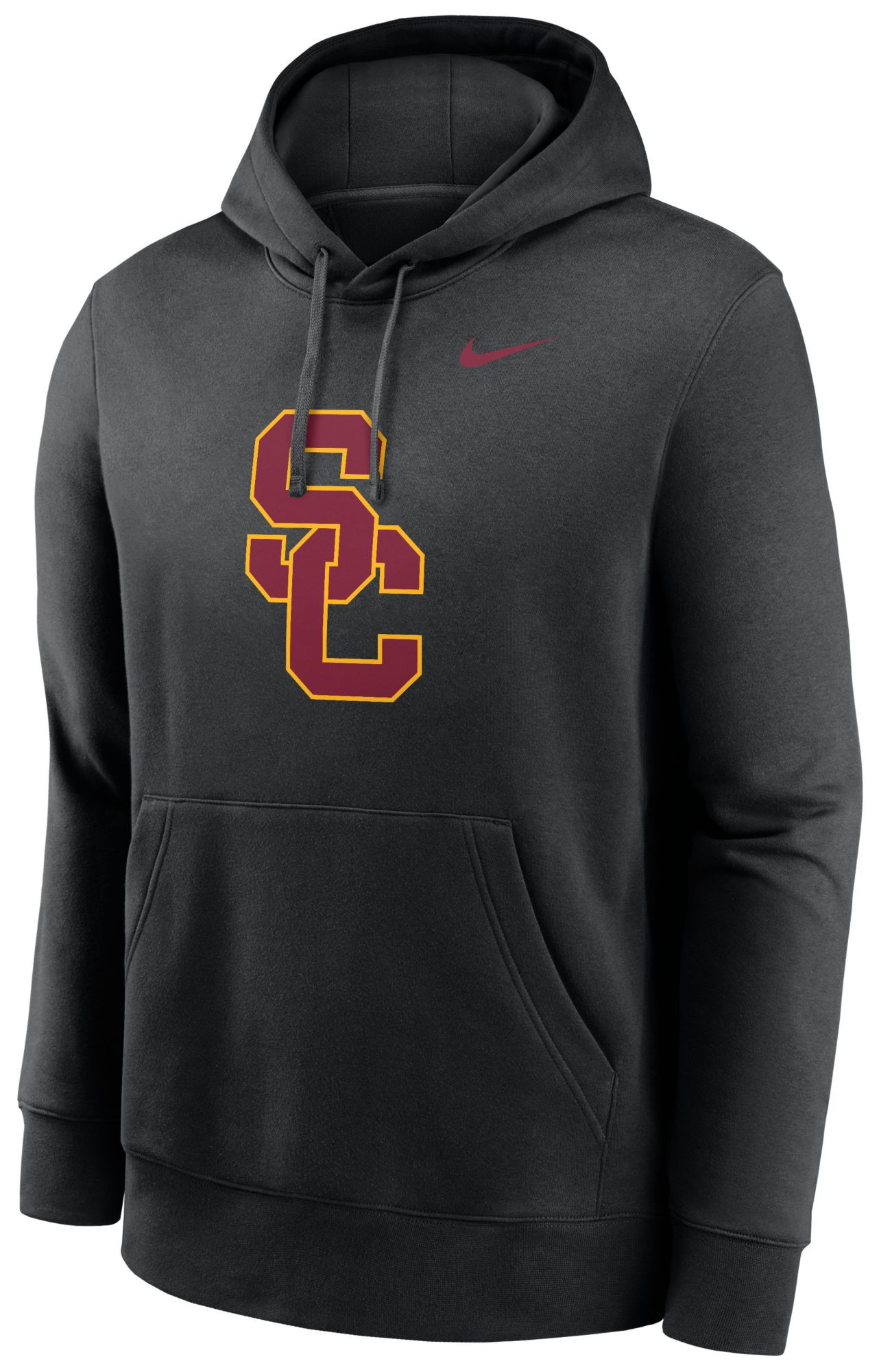 Nike Men's USC Trojans Black Club Primary Logo Pullover Hoodie product image
