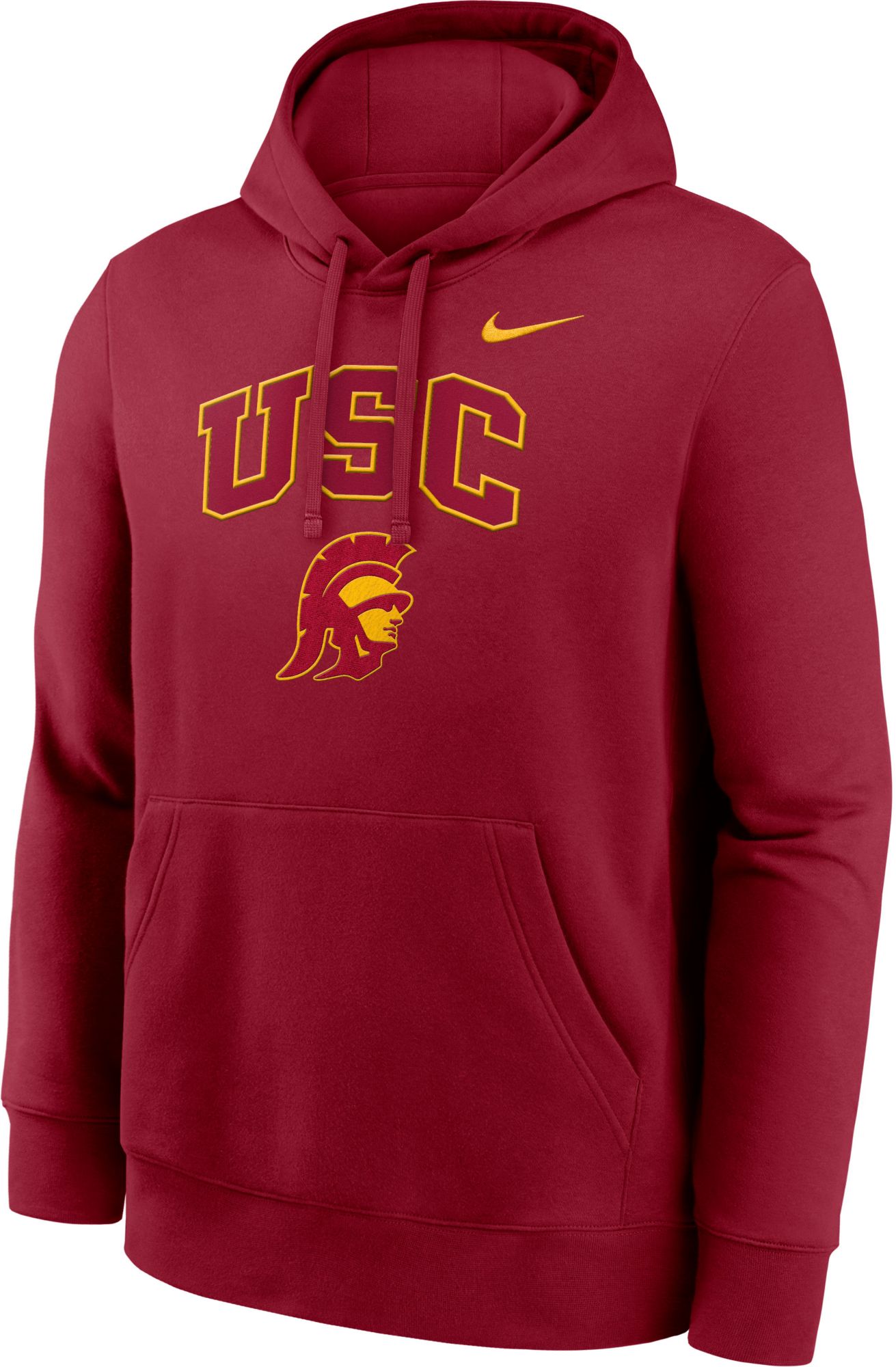 Nike Men's USC Trojans Team Crimson Club Fleece Arch Pullover Hoodie product image