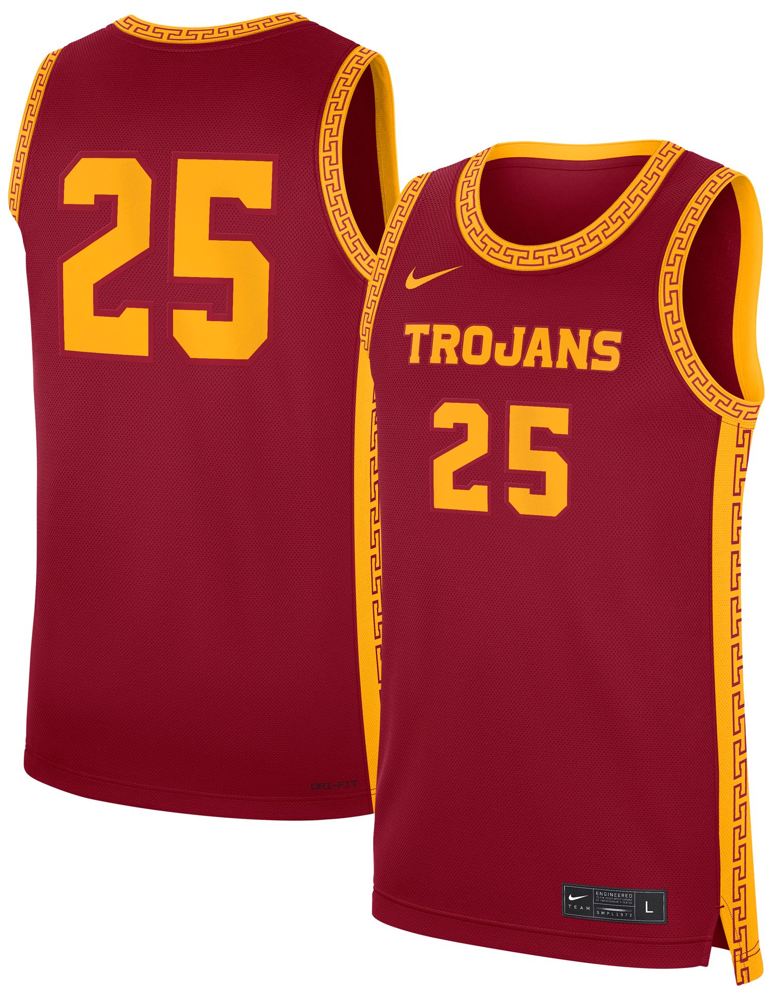 Nike Men's USC Trojans Crimson Replica Basketball Jersey product image