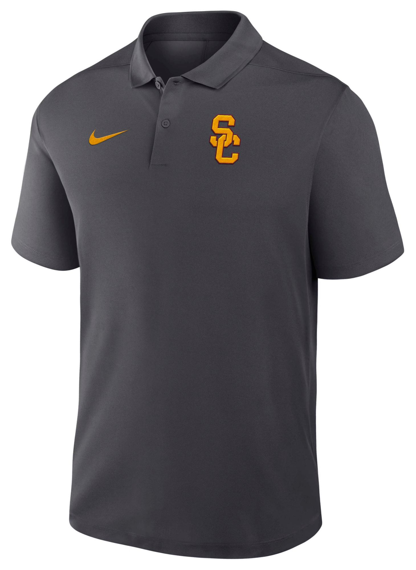 Nike Men's USC Trojans Anthracite Victory Polo product image