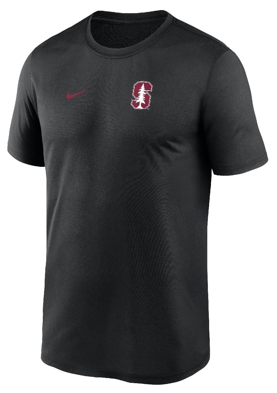 Nike Men's Stanford Cardinal Legend Logo Black T-Shirt product image