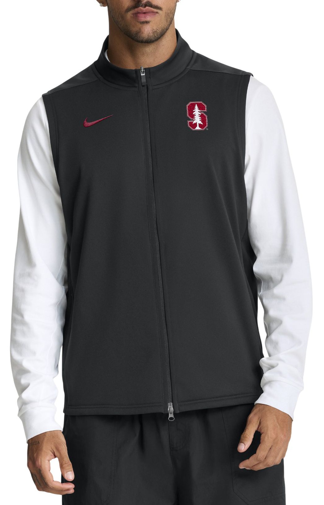 Nike Men's Stanford Cardinal Black Victory Vest product image
