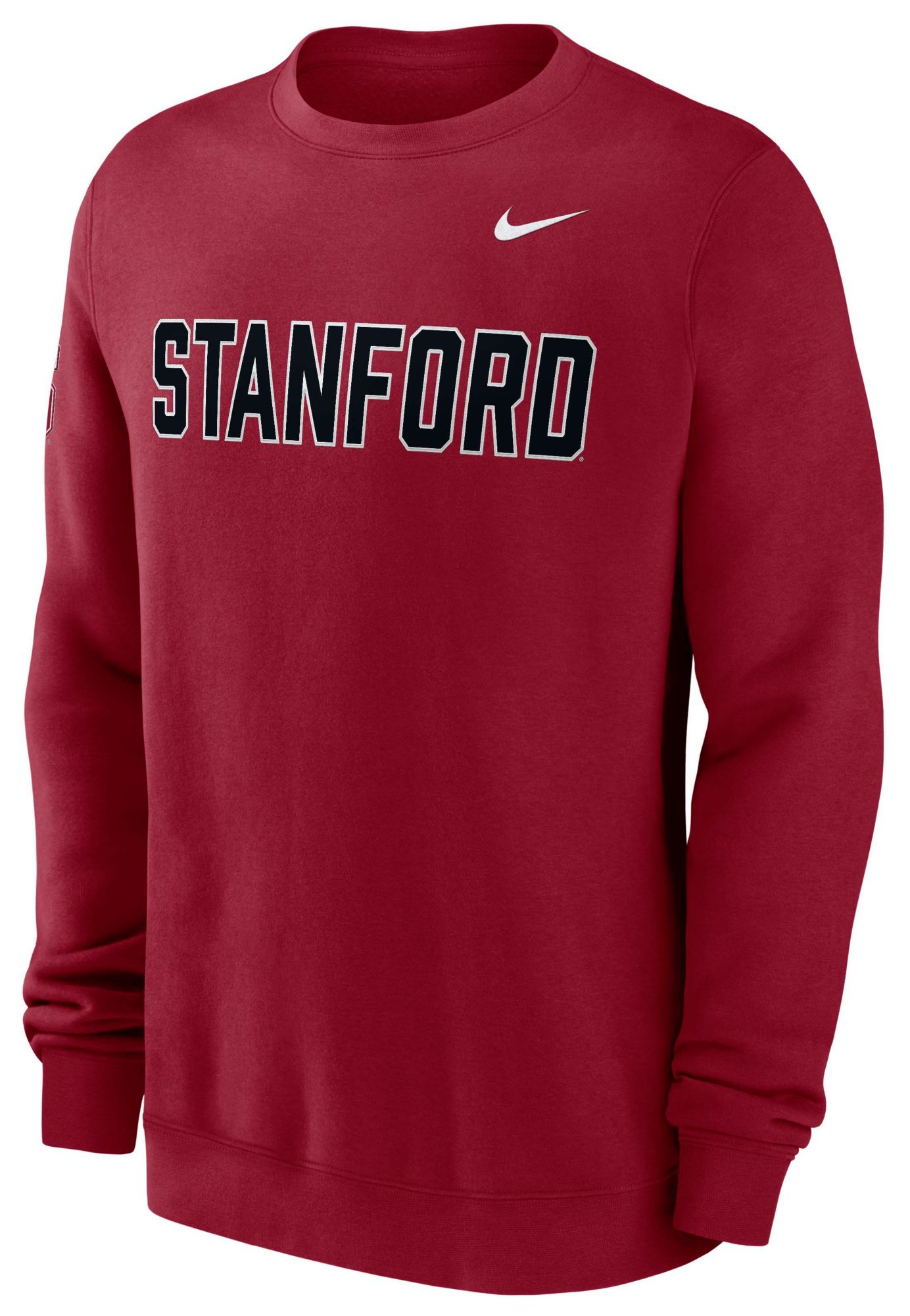 Nike Men's Stanford Cardinal Team Crimson Fleece Club Crewneck Sweatshirt product image