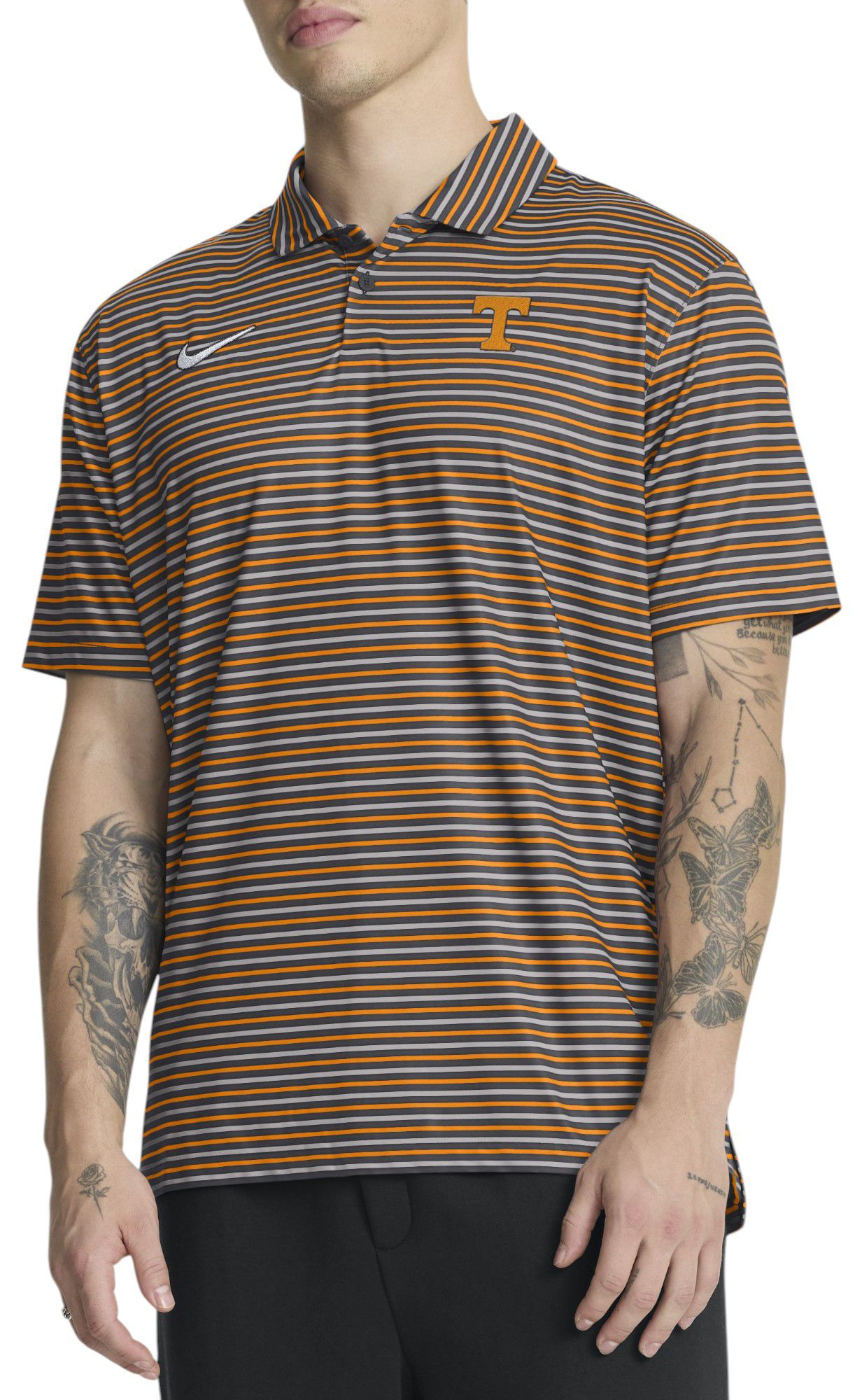 Nike Men's Tennessee Volunteers Bright Ceramic Tour Stripe Polo product image