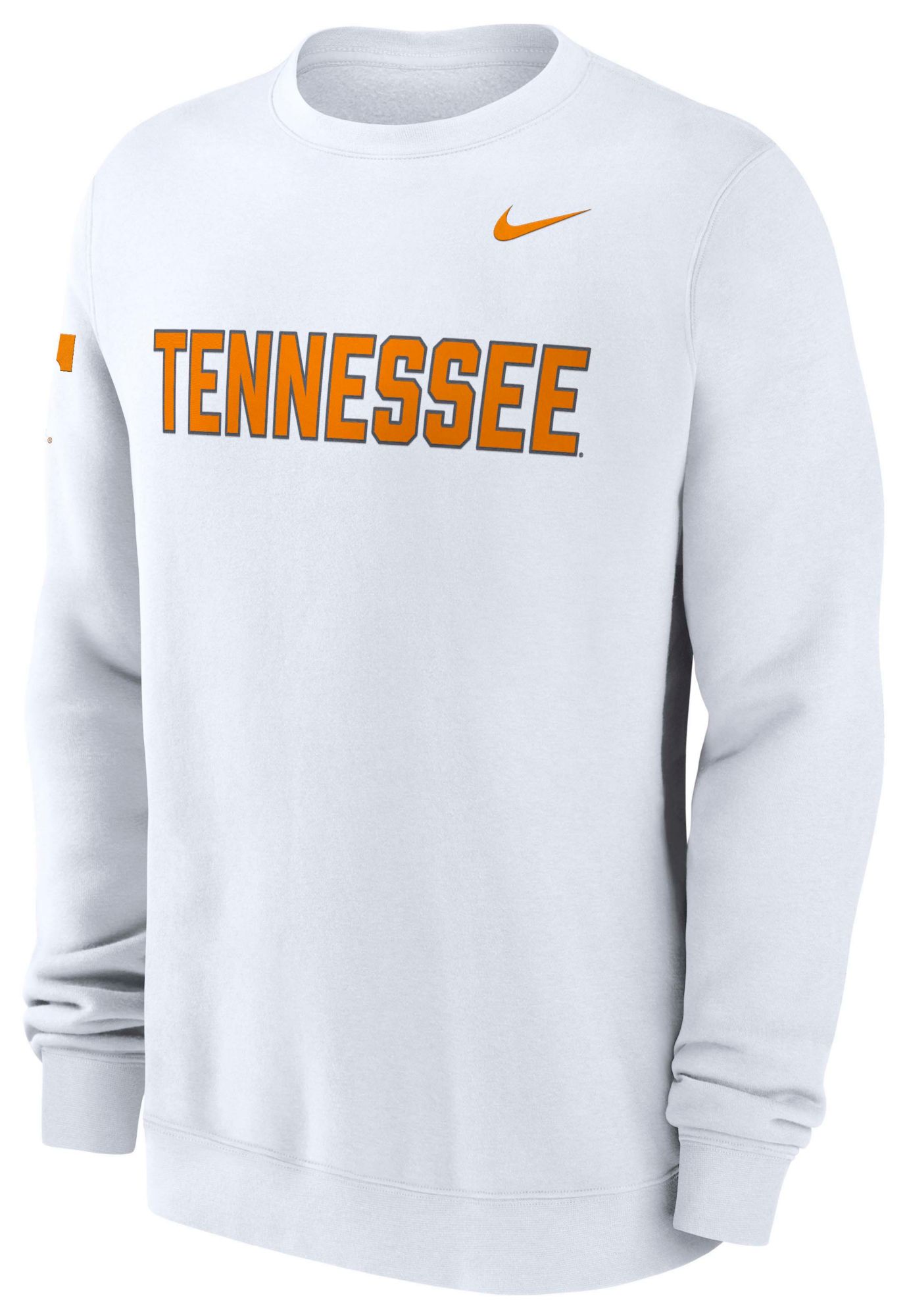 Nike Men's Tennessee Volunteers White Fleece Club Crewneck Sweatshirt product image