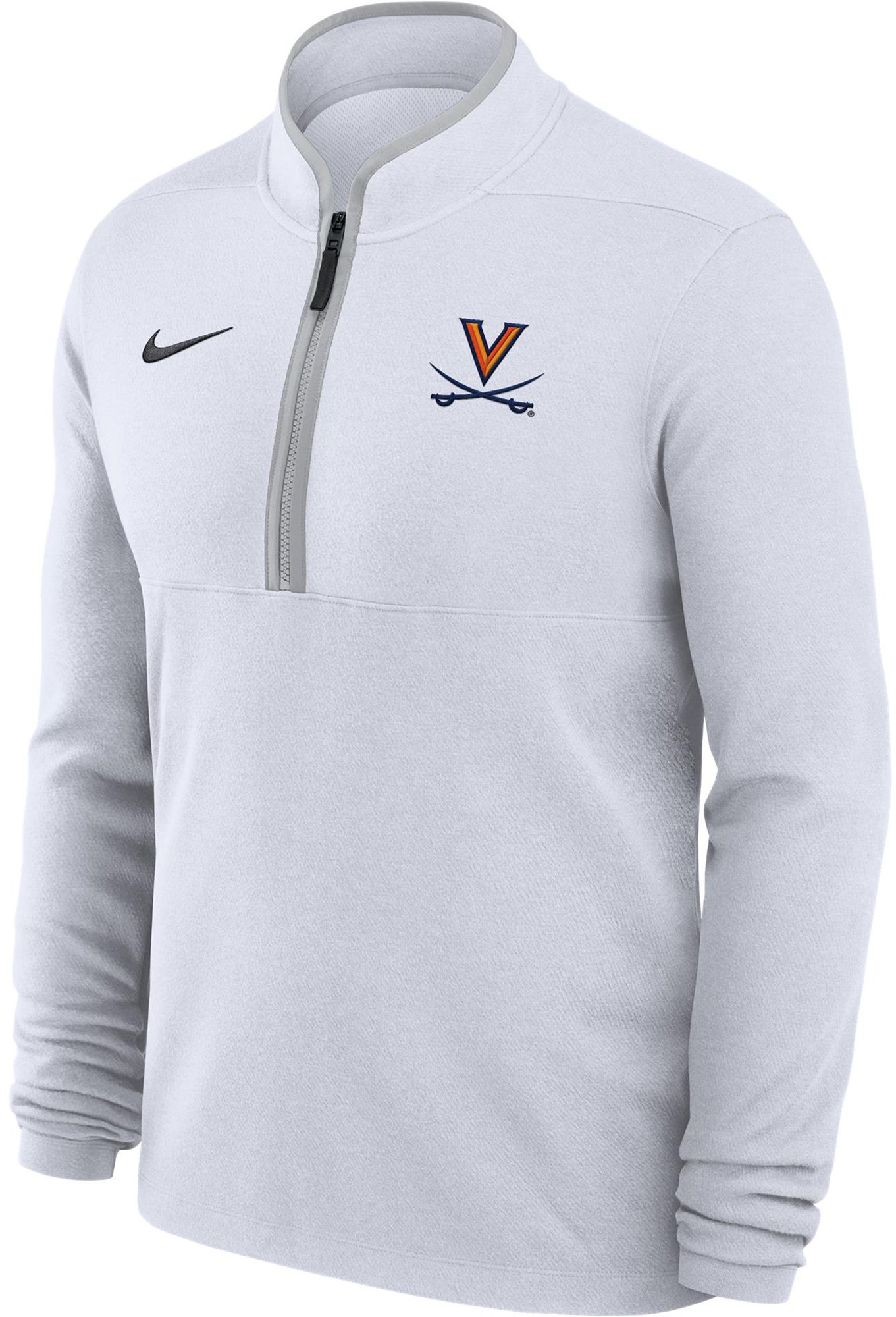 Nike Men's Virginia Cavaliers White 1/4 Zip Jacket product image