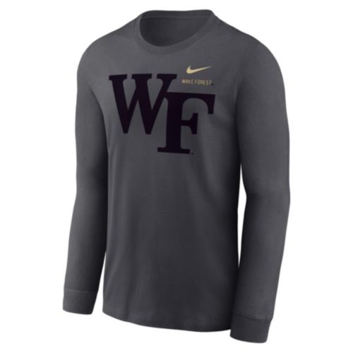 Nike Men's Wake Forest Demon Deacons Black Replica Road Baseball
