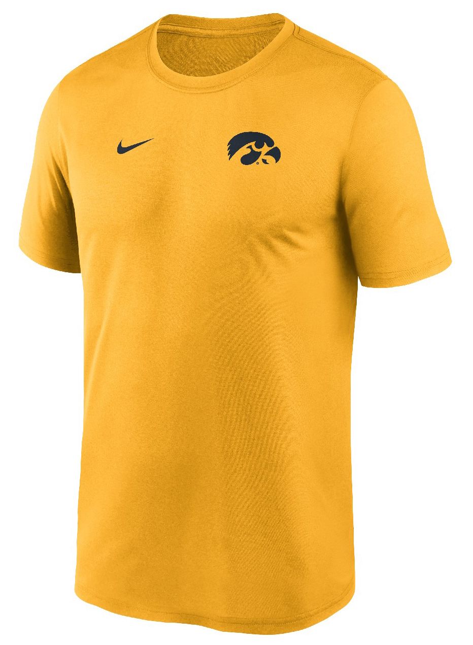 Nike Men's Iowa Hawkeyes Legend Logo Gold T-Shirt product image