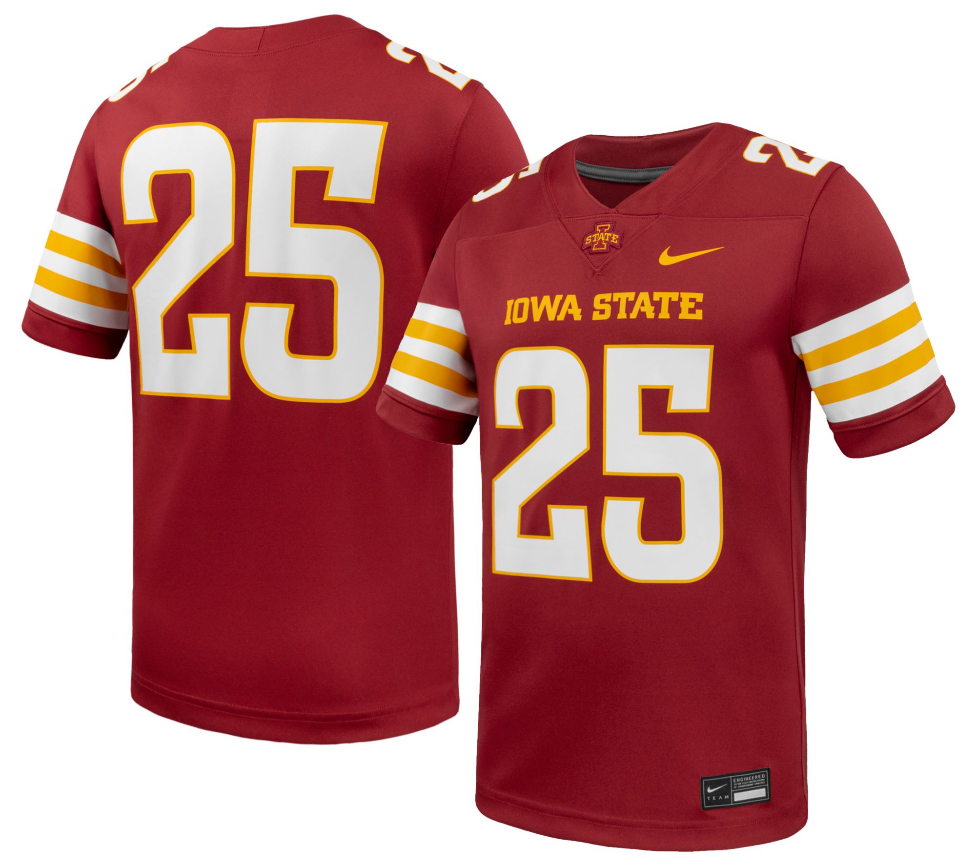 Nike Men's Iowa State Cyclones Crimson Replica Home Football Jersey product image