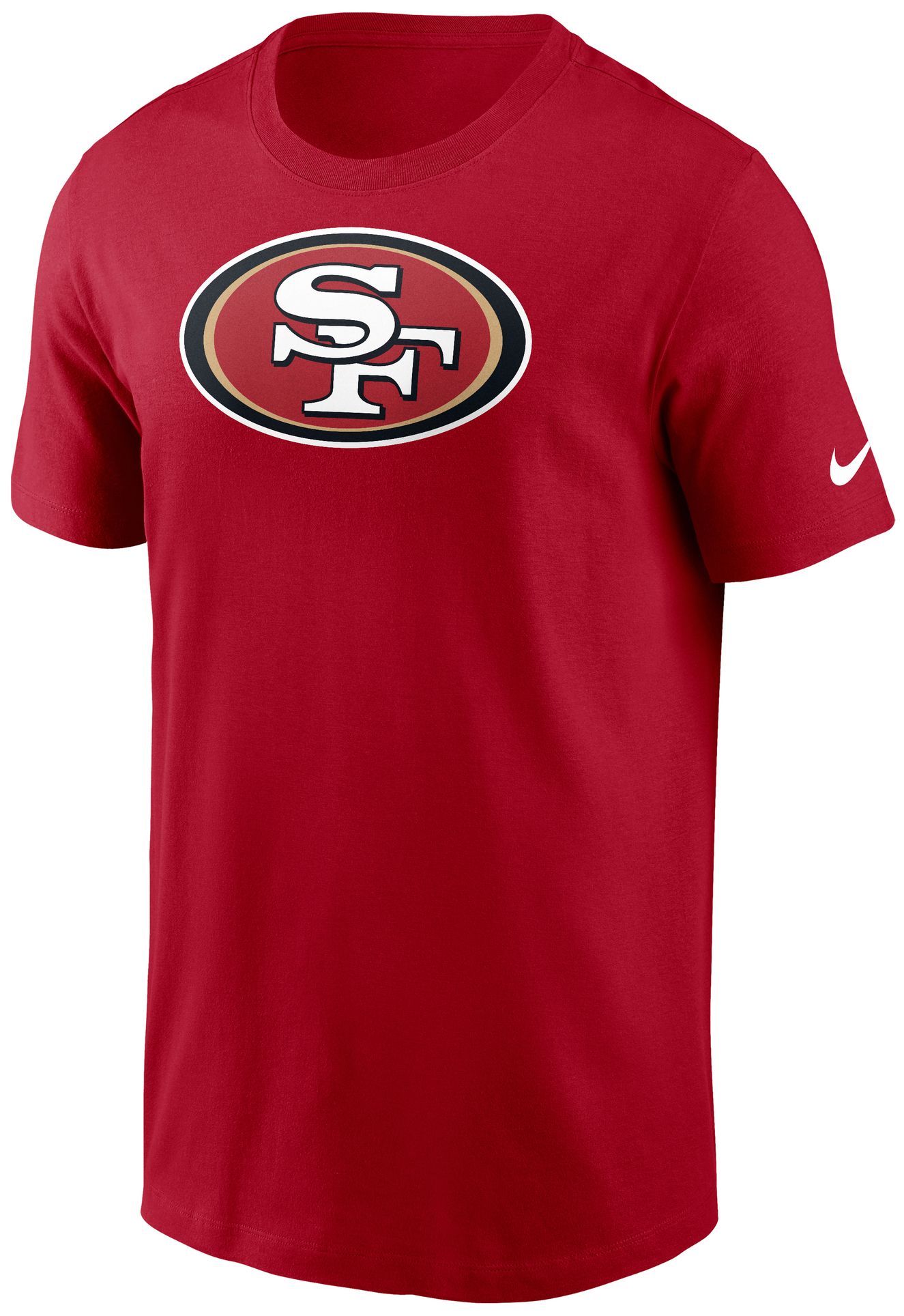 Nike Men's San Francisco 49ers Gym Red Essential Logo T-Shirt product image