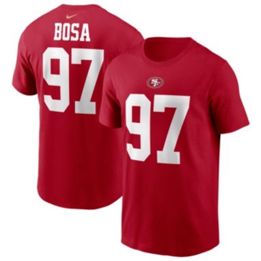sorry, Nike Men's San Francisco 49ers Nick Bosa #97 Gym Red T-Shirt is currently out of stock