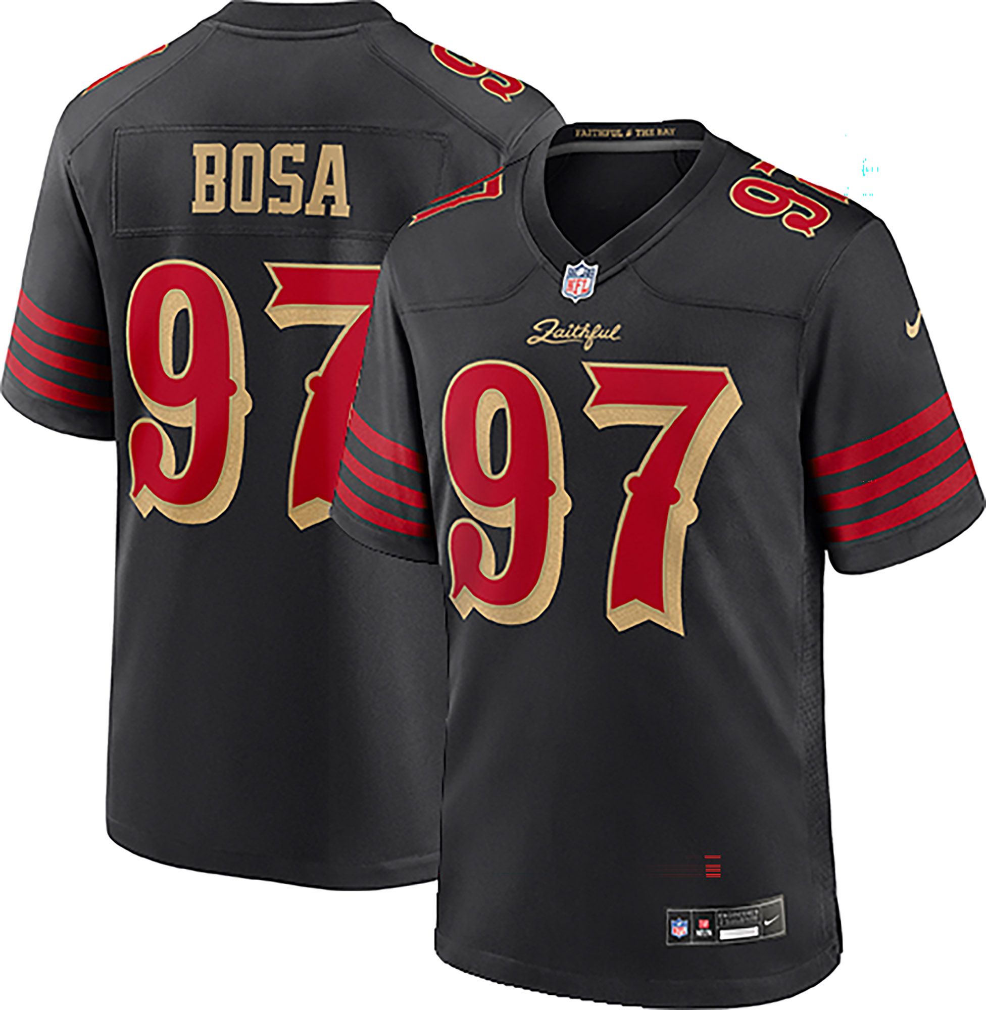 Nike Men's San Francisco 49ers Nick Bosa #97 NFL Rivalries Game Jersey product image