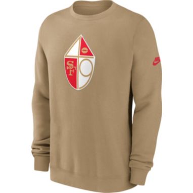 sorry, Nike Men's San Francisco 49ers Parachute Beige Rewind Crew Pullover Sweatshirt is currently out of stock