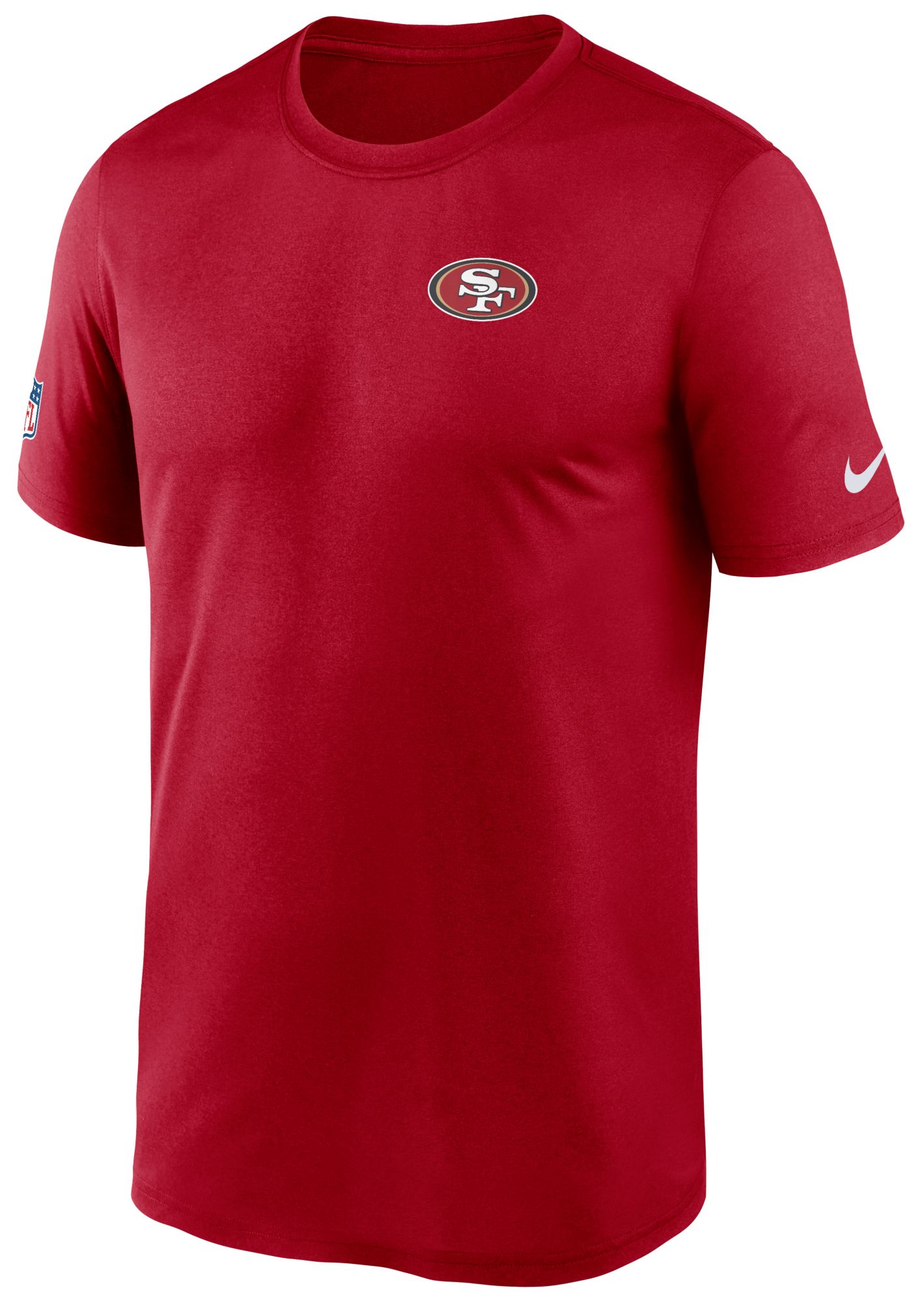Nike Men's San Francisco 49ers Gym Red Legend Logo T-Shirt product image