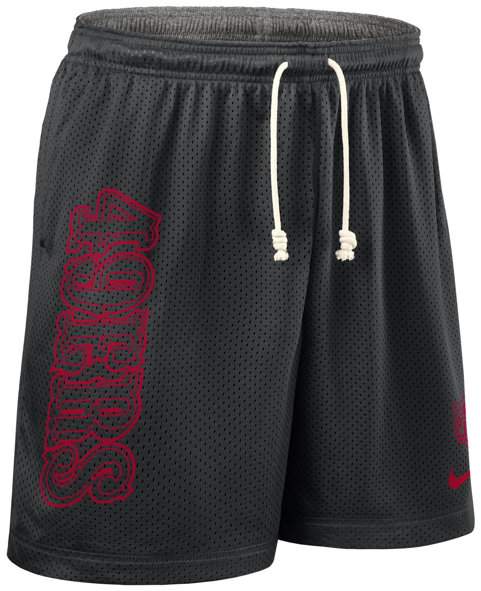 Nike Men's San Francisco 49ers Black Reversible Shorts product image