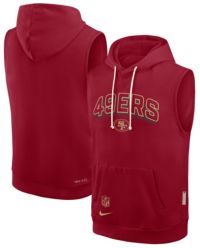 Nike Men's San Francisco 49ers Gym Red Sleeveless Pullover