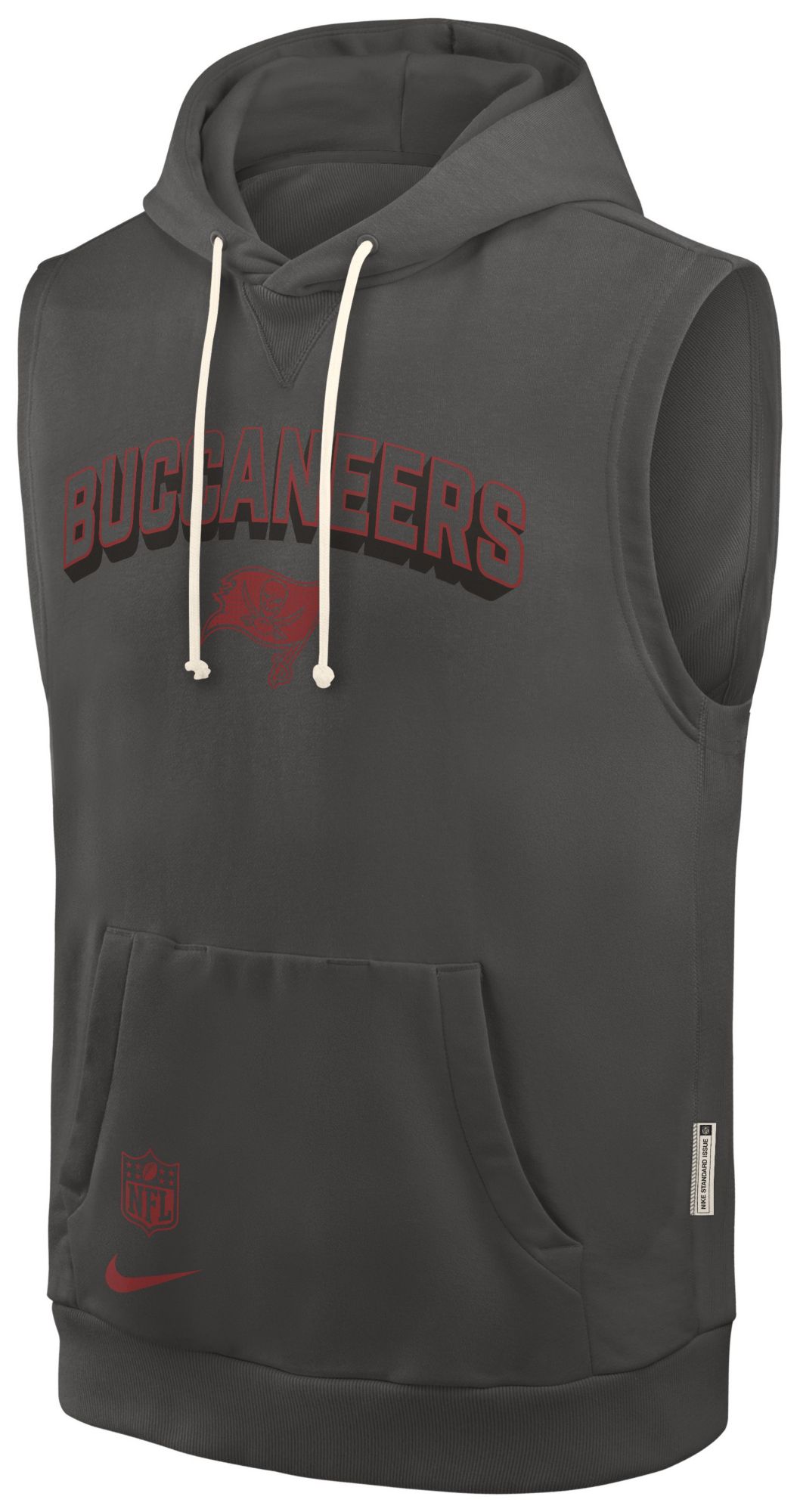 Nike Men's Tampa Bay Buccaneers Deep Pewter Sleeveless Hoodie product image