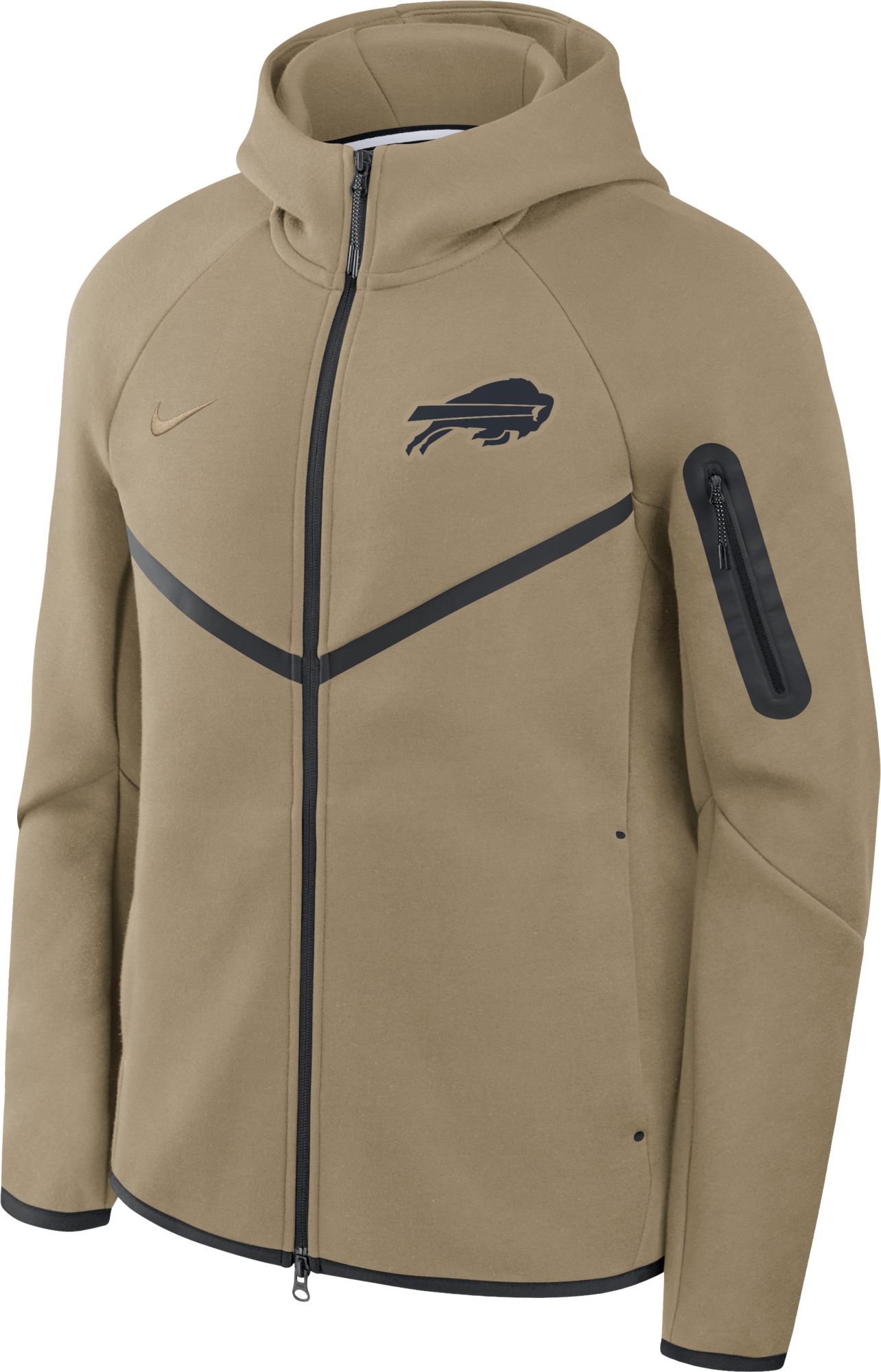 Nike Men's Buffalo Bills Olive Tech Fleece Full-Zip Windrunner Hoodie product image