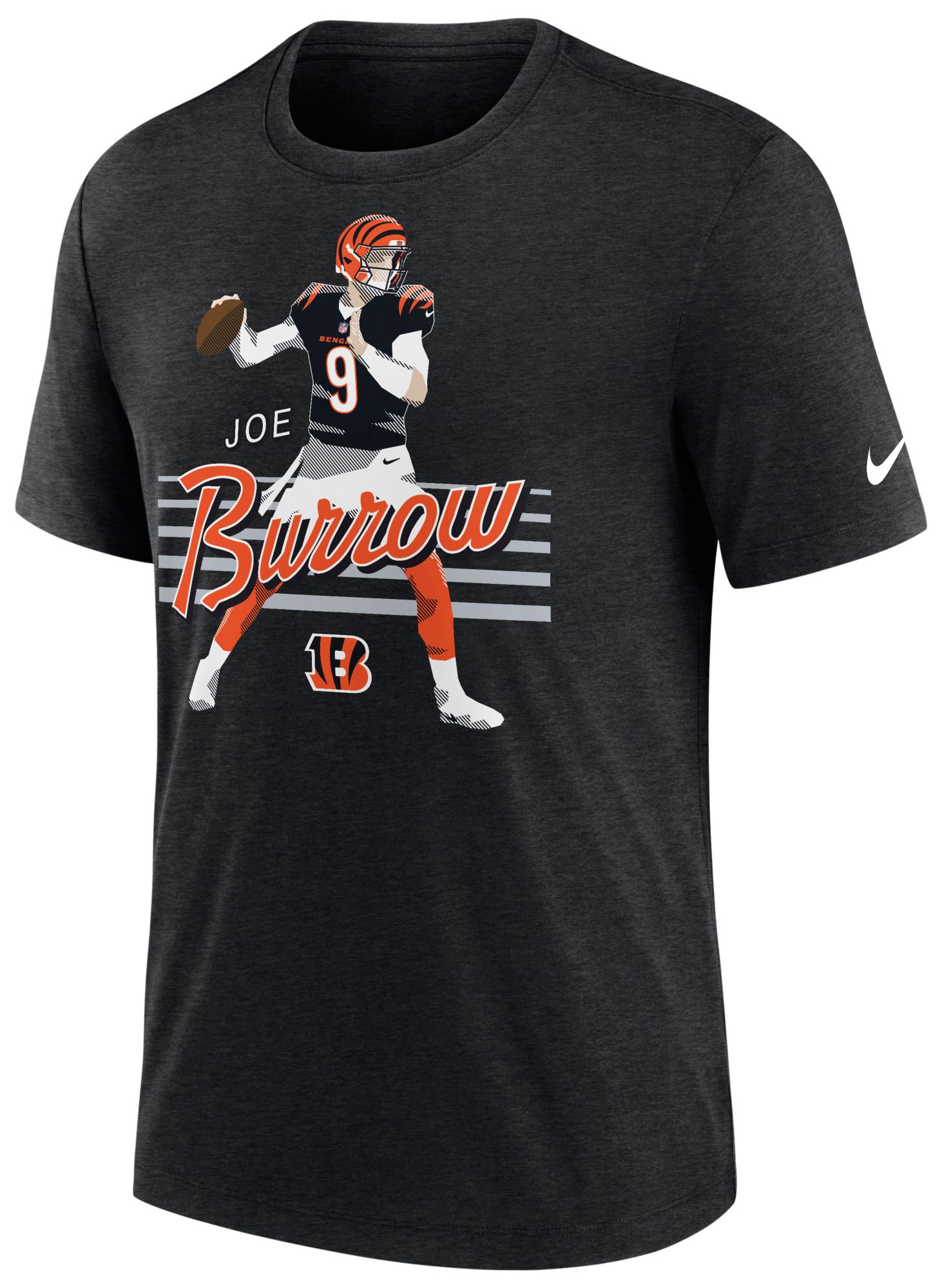 Nike Men's Cincinnati Bengals Joe Burrow Black Local T-Shirt product image