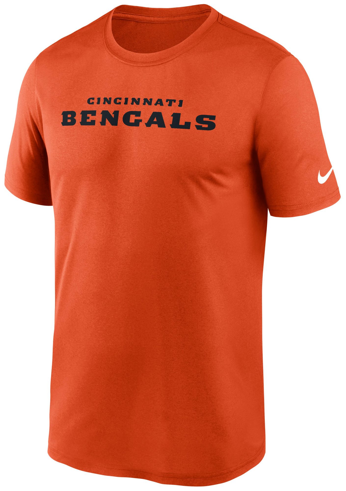 Nike Men's Cincinnati Bengals University Orange Legend Wordmark T-Shirt product image