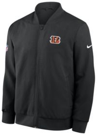 Nike Men's Cincinnati Bengals Black Logo Bomber Jacket | Dick's