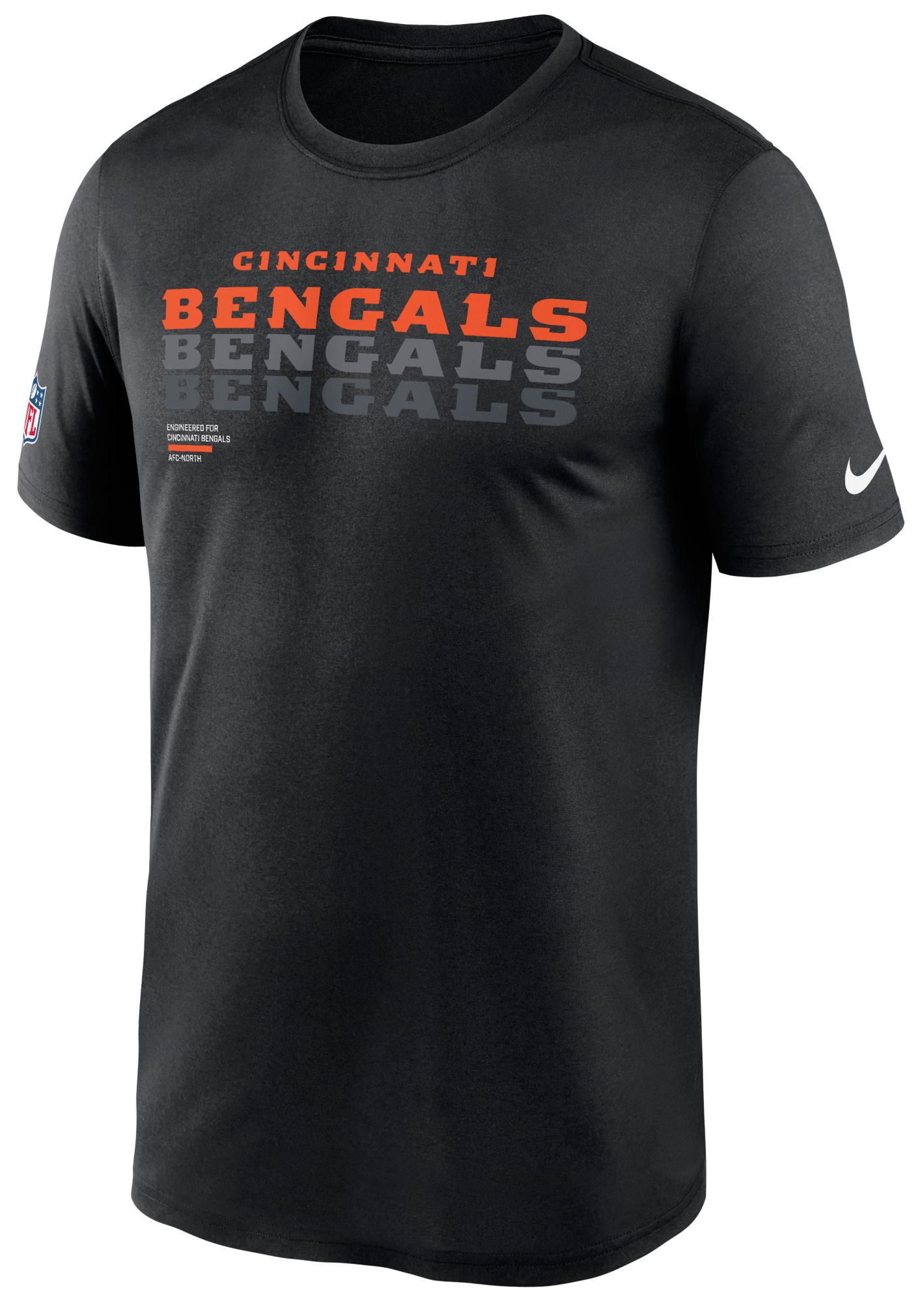 Nike Men's Cincinnati Bengals Black Legend Repeat T-Shirt product image