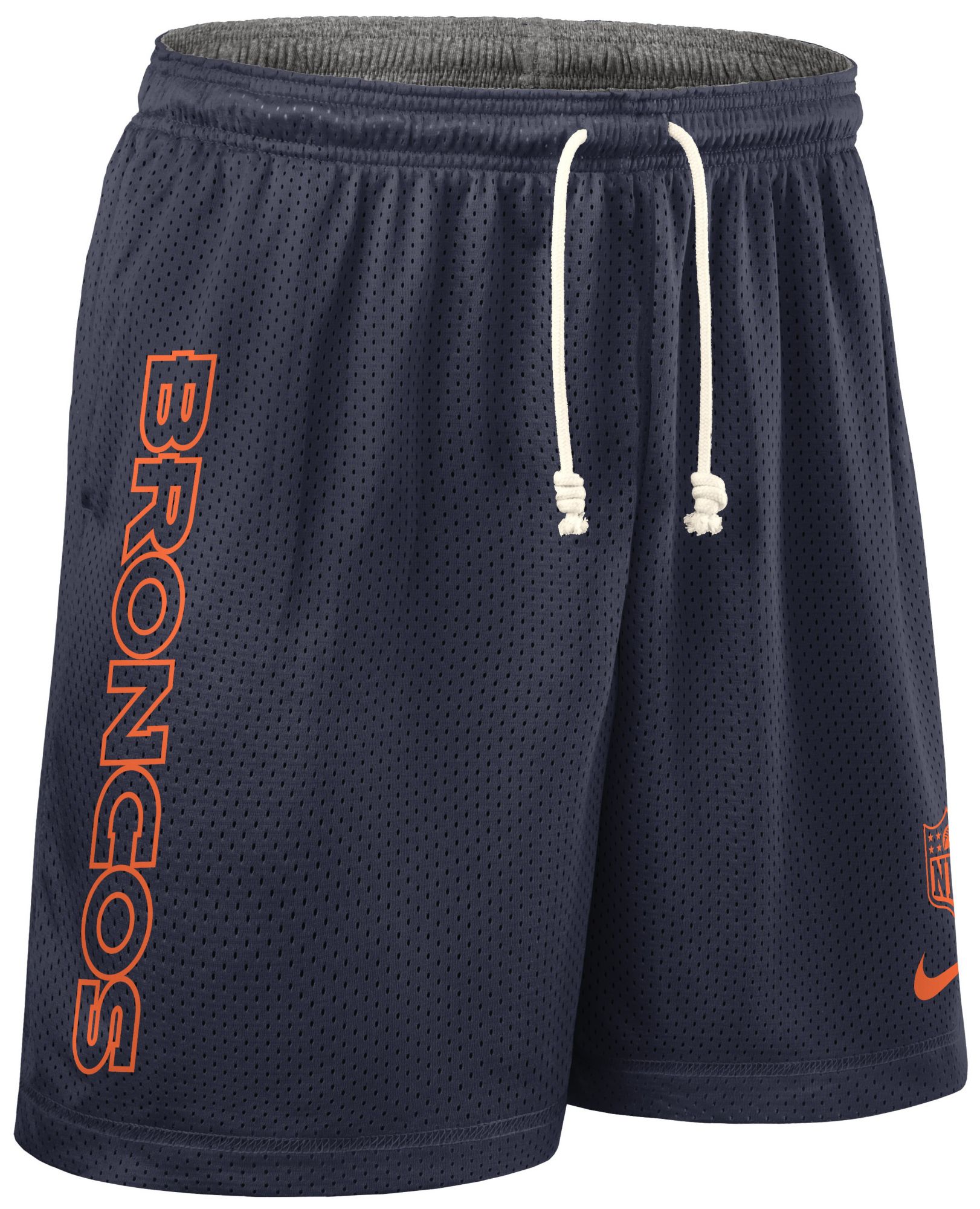 Nike Men's Denver Broncos College Navy Reversible Shorts product image