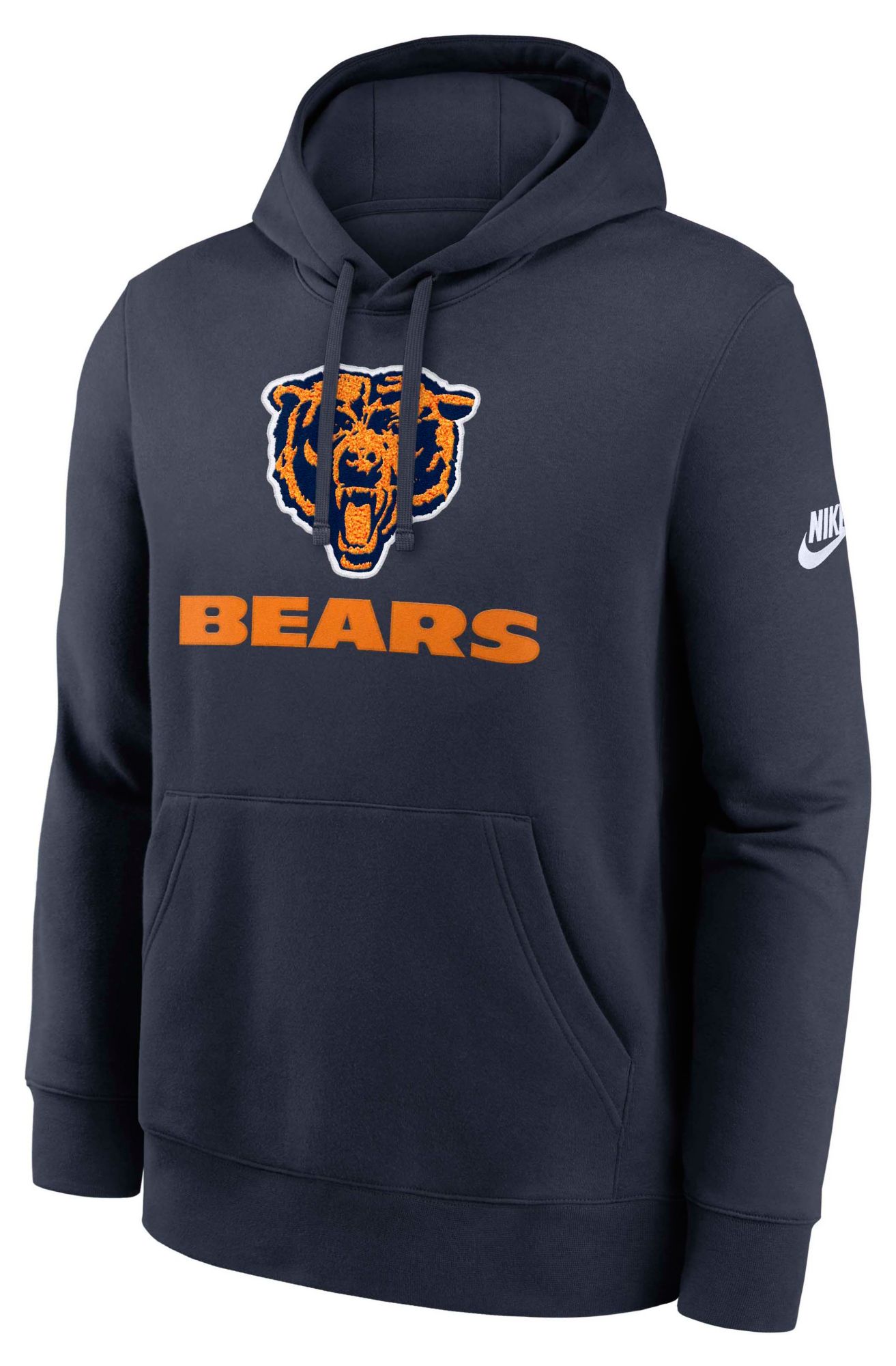 Nike Men's Chicago Bears Marine Rewind Club Fleece Pullover Hoodie product image
