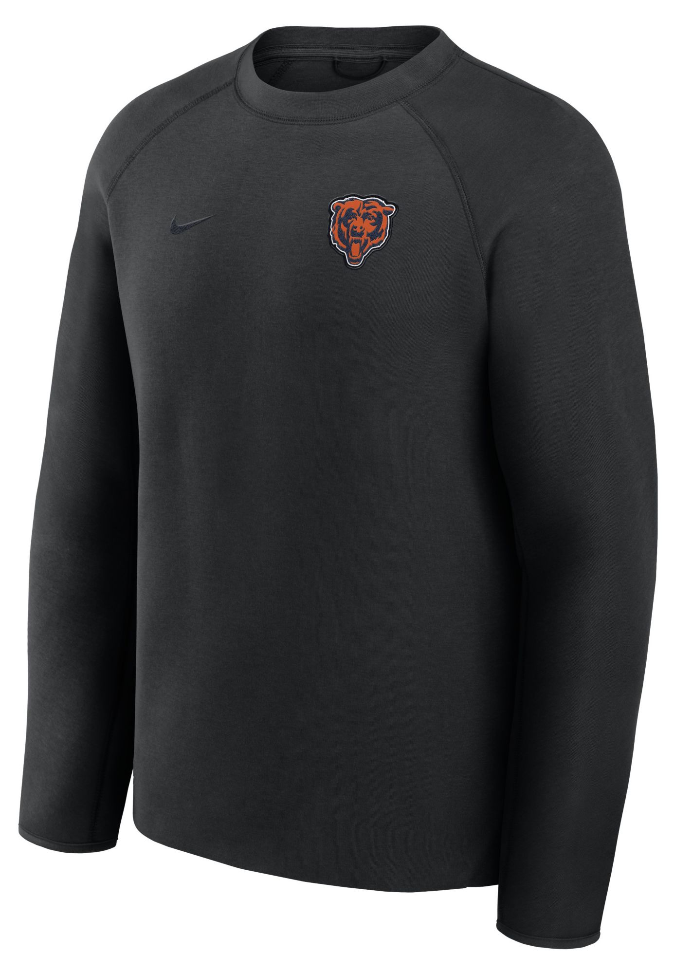 Nike Men's Chicago Bears Black Tech Fleece Crewneck Sweatshirt product image
