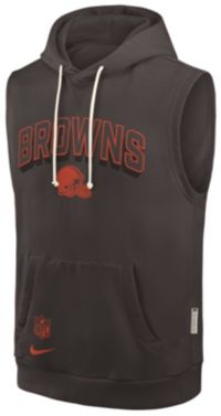 Sleeveless Nfl Browns Hoodie Nike Cleveland Browns NFL Dri Fit