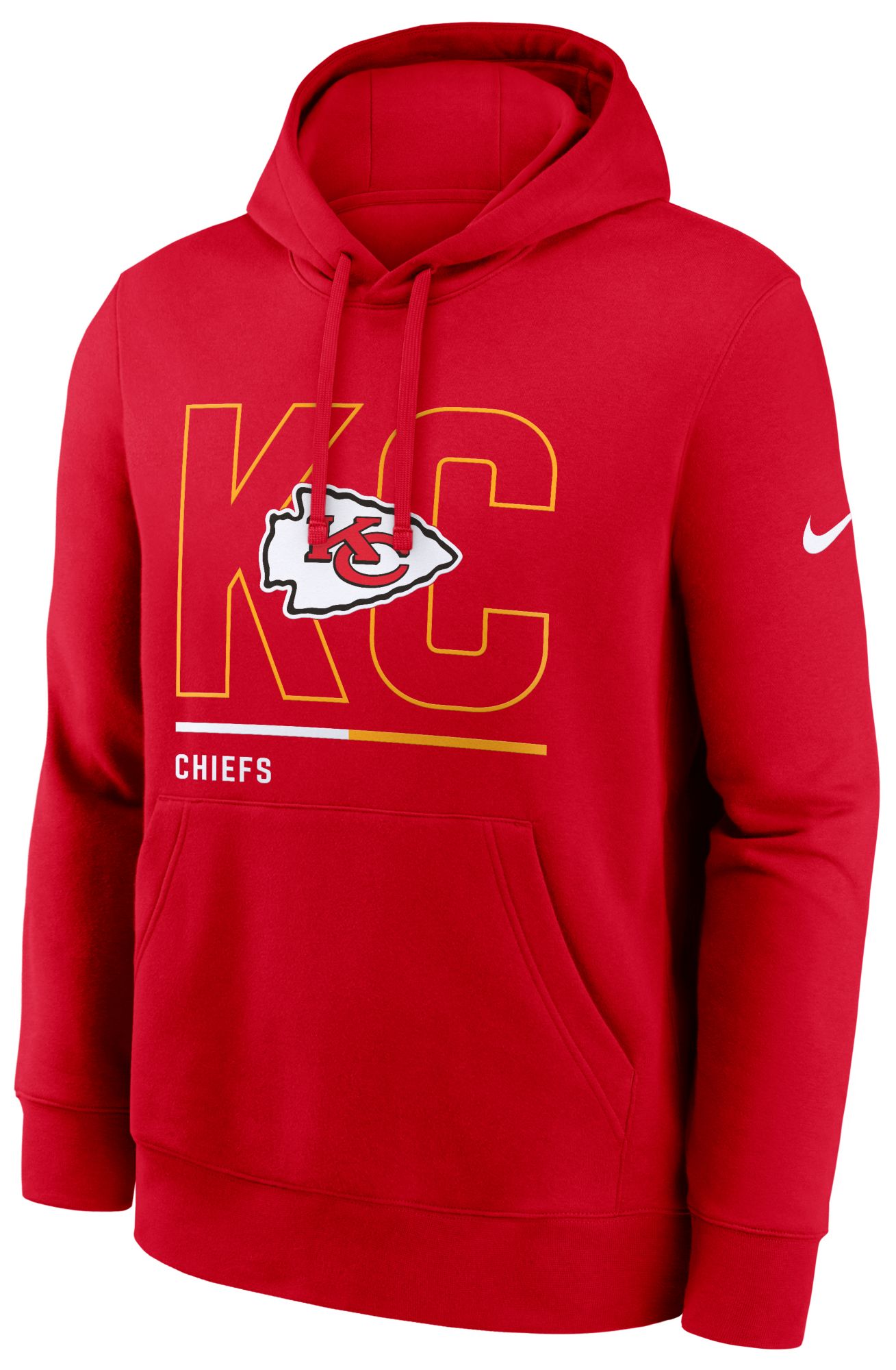 Nike Men's Kansas City Chiefs University Red City Code Club Hoodie product image