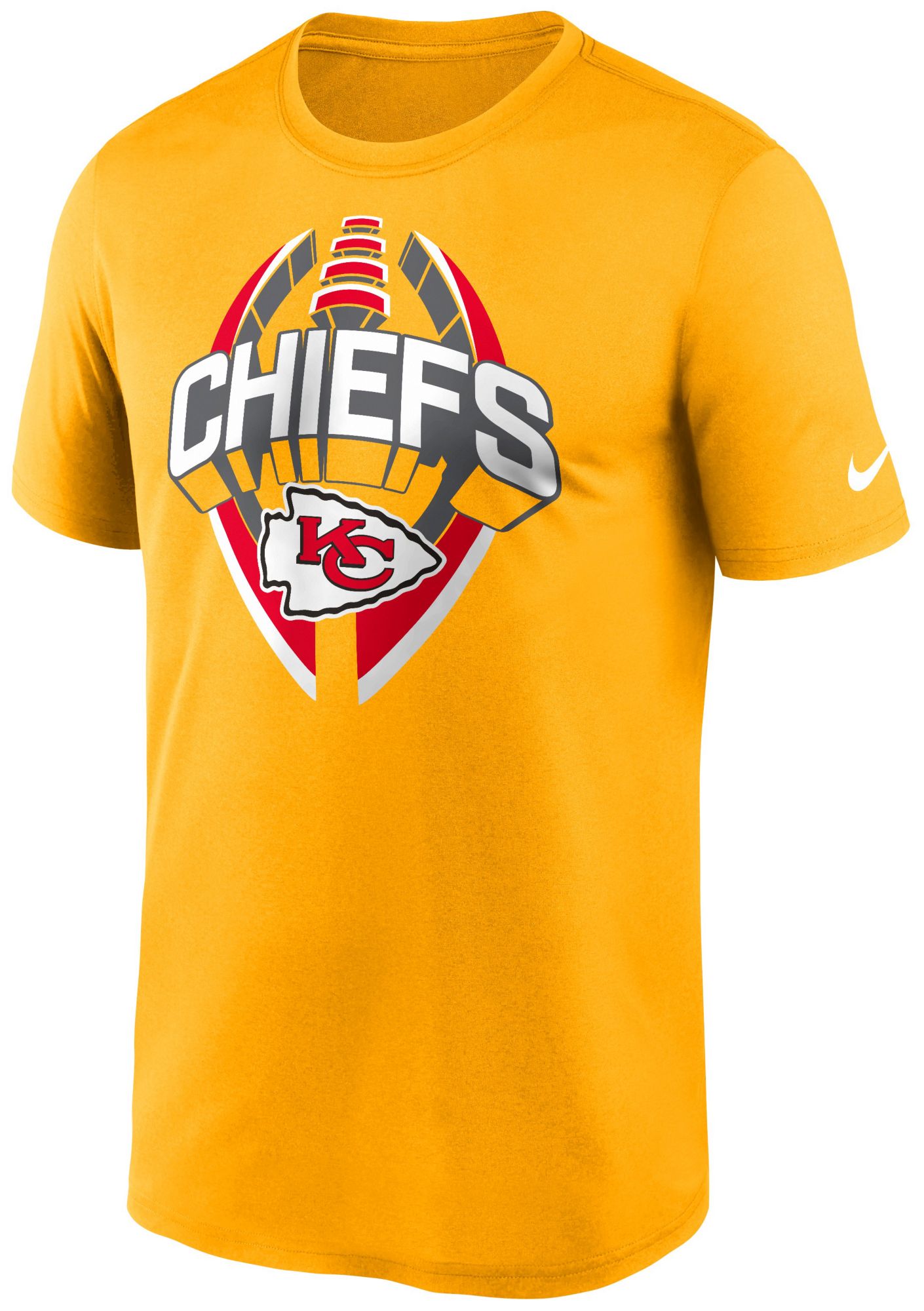 Nike Men's Kansas City Chiefs University Gold Legend Icon T-Shirt product image