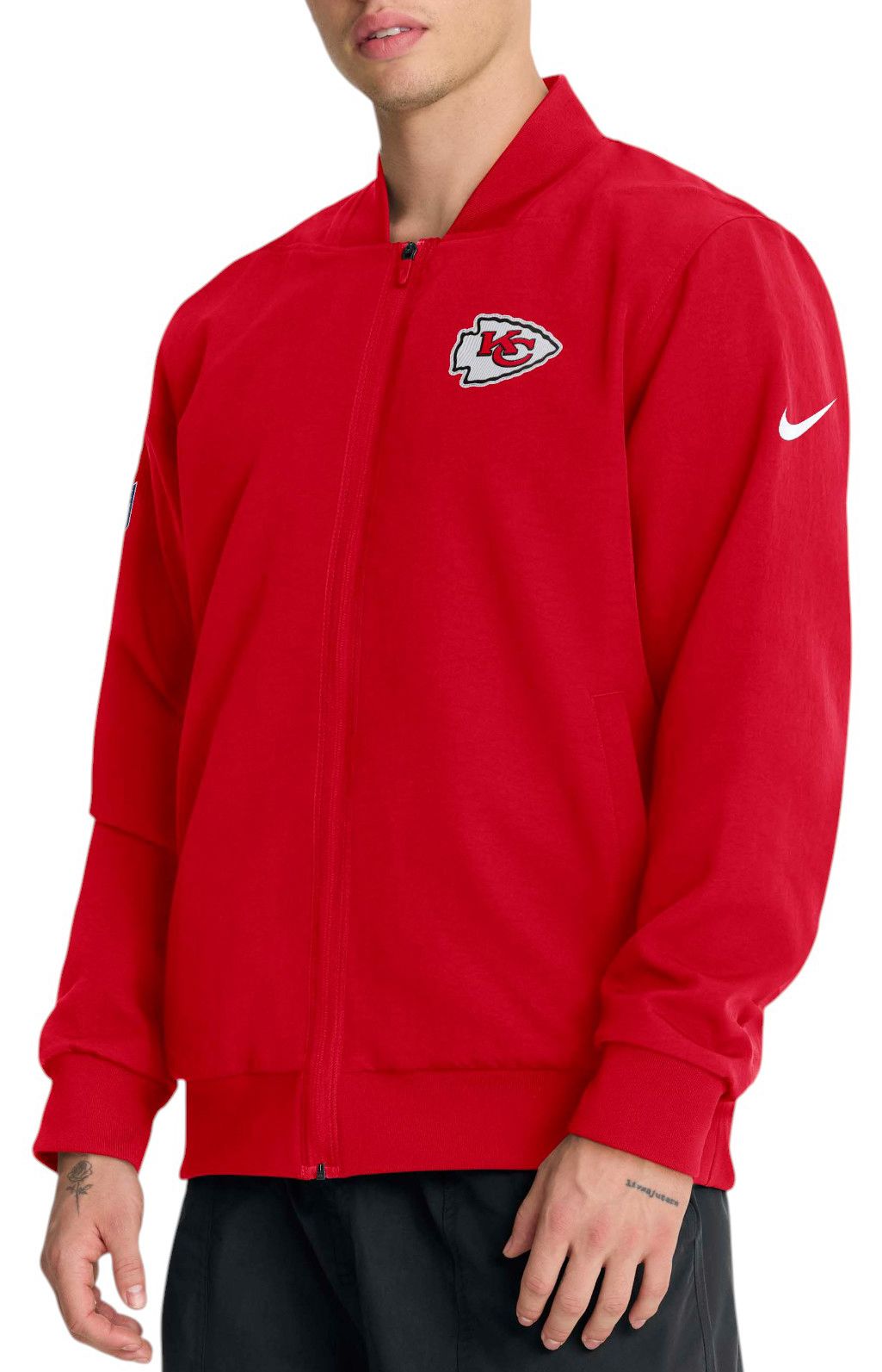 Nike Men's Kansas City Chiefs University Red Bomber Jacket product image