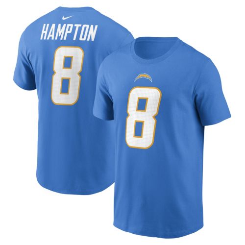 Nike Men's Los Angeles Chargers Blue Ladd McConkey #15 T-Shirt