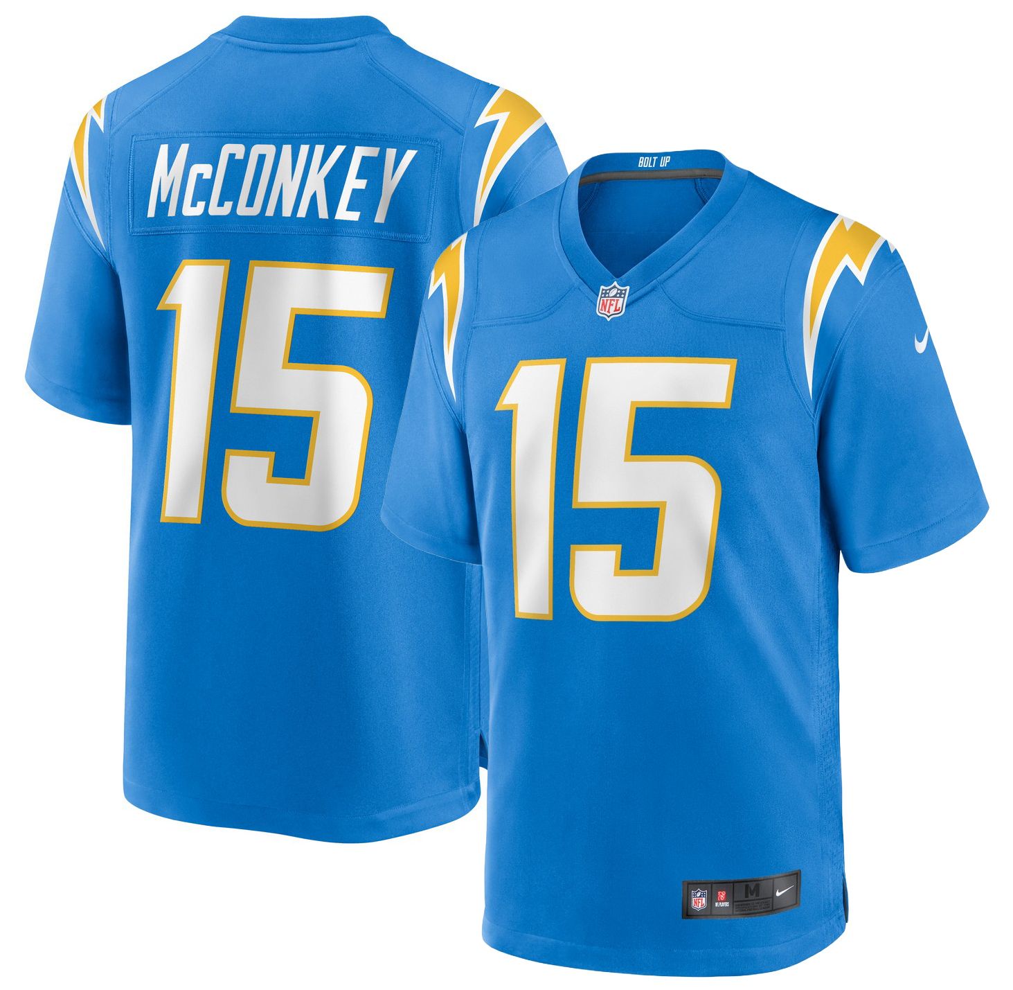 Nike Men's Los Angeles Chargers Ladd McConkey #15 Replica Game Jersey product image