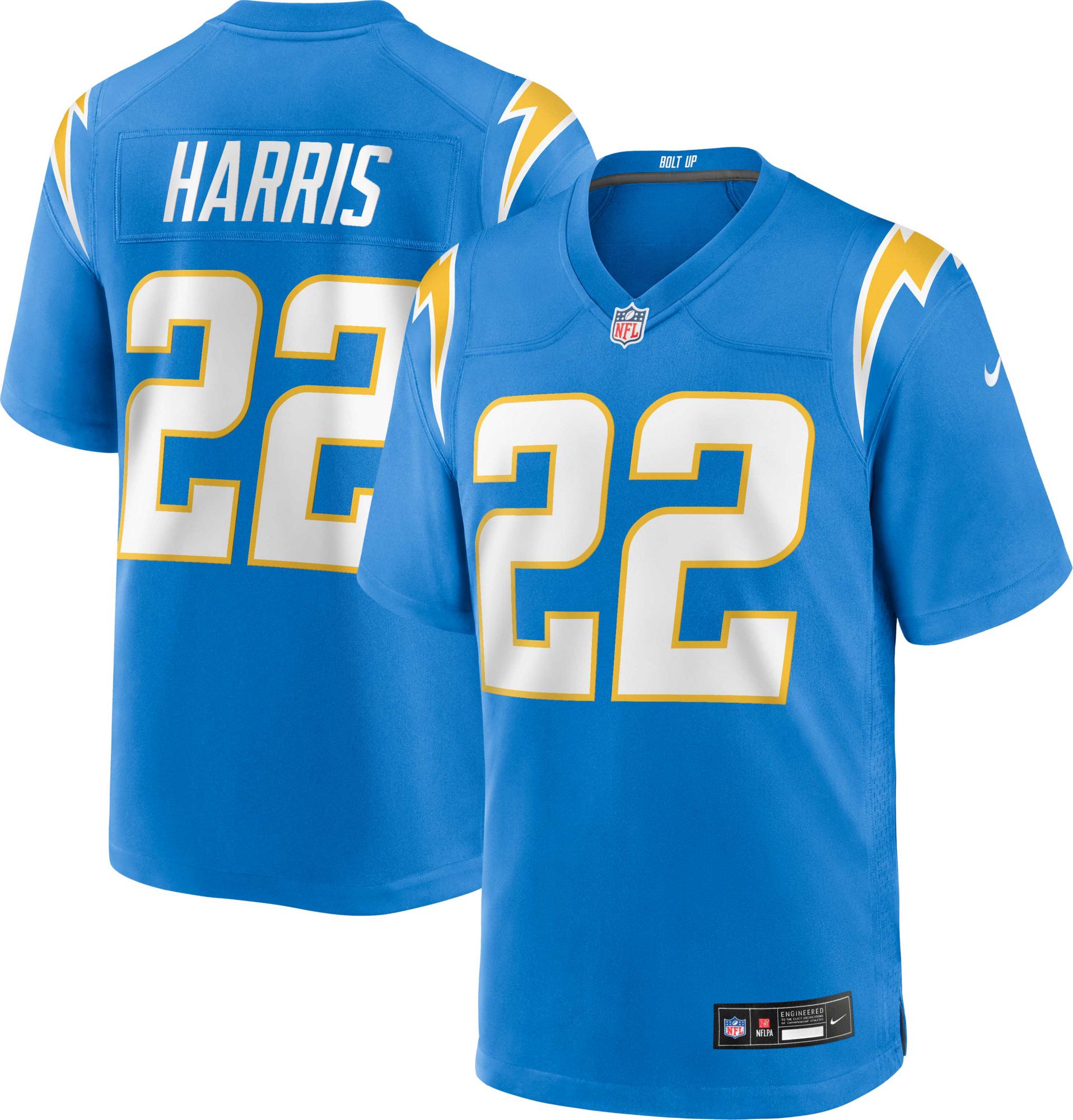 Nike Men's Los Angeles Chargers Najee Harris Blue Game Jersey product image