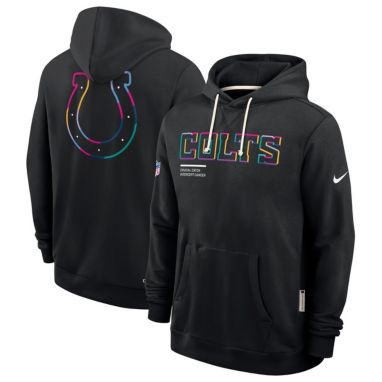 sorry, Nike Men's Indianapolis Colts Crucial Catch Black Sideline Standard Issue Dri-FIT Hoodie is currently out of stock