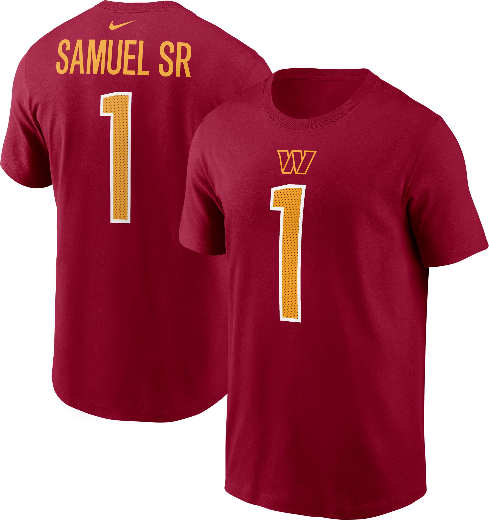 Nike Men's Washington Commanders Deebo Samuel #1 Red T-Shirt product image