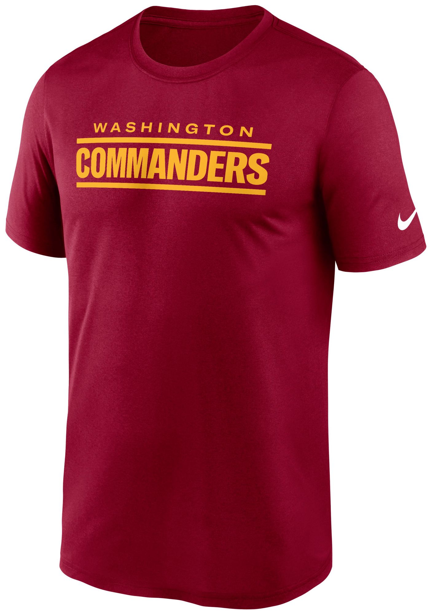 Nike Men's Washington Commanders Team Red Legend Wordmark Long Sleeve T-Shirt product image