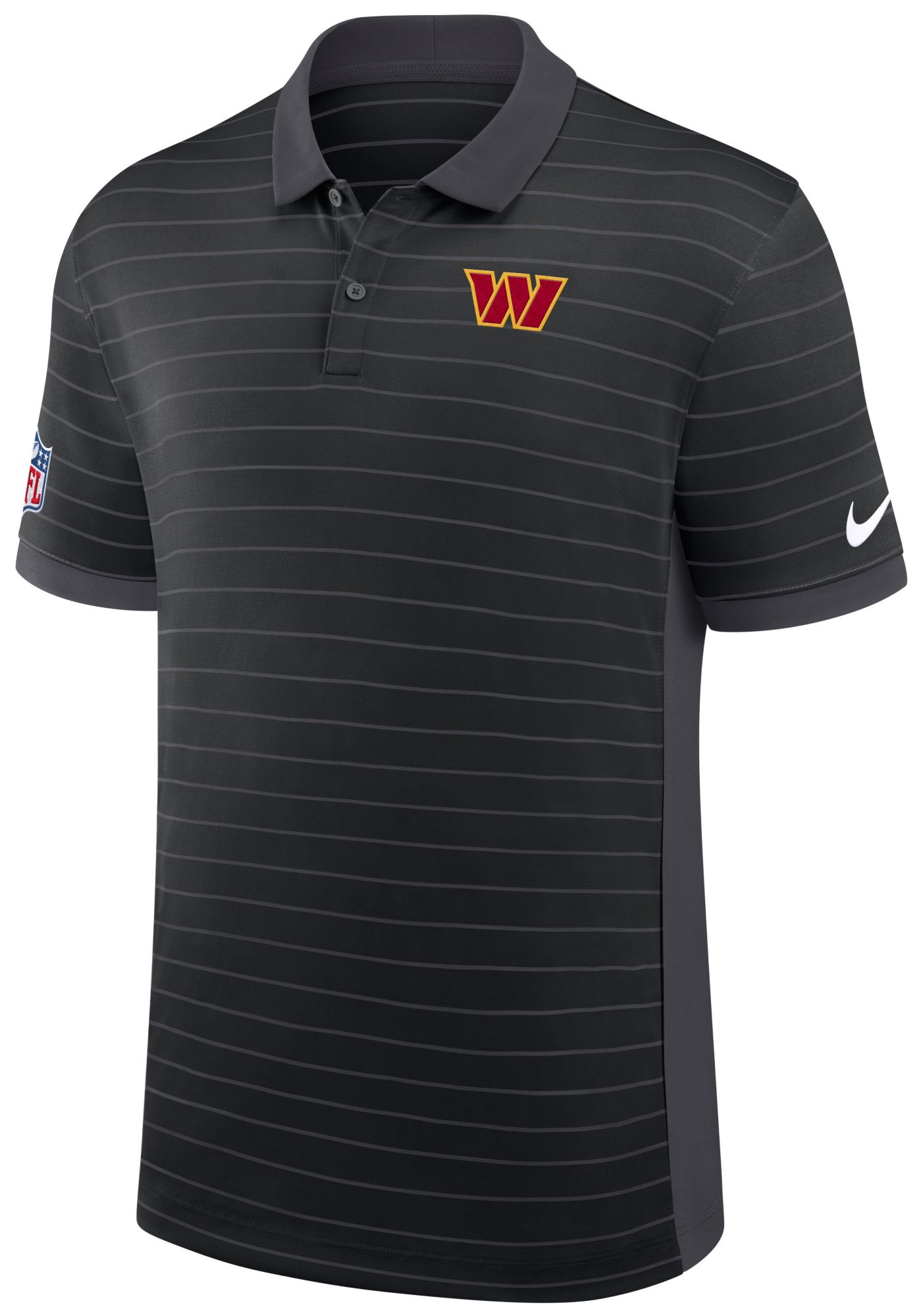 Nike Men's Washington Commanders Black Striped Polo product image