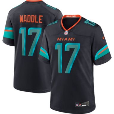sorry, Nike Men's Miami Dolphins Jaylen Waddle #17 NFL Rivalries Game Jersey is currently out of stock