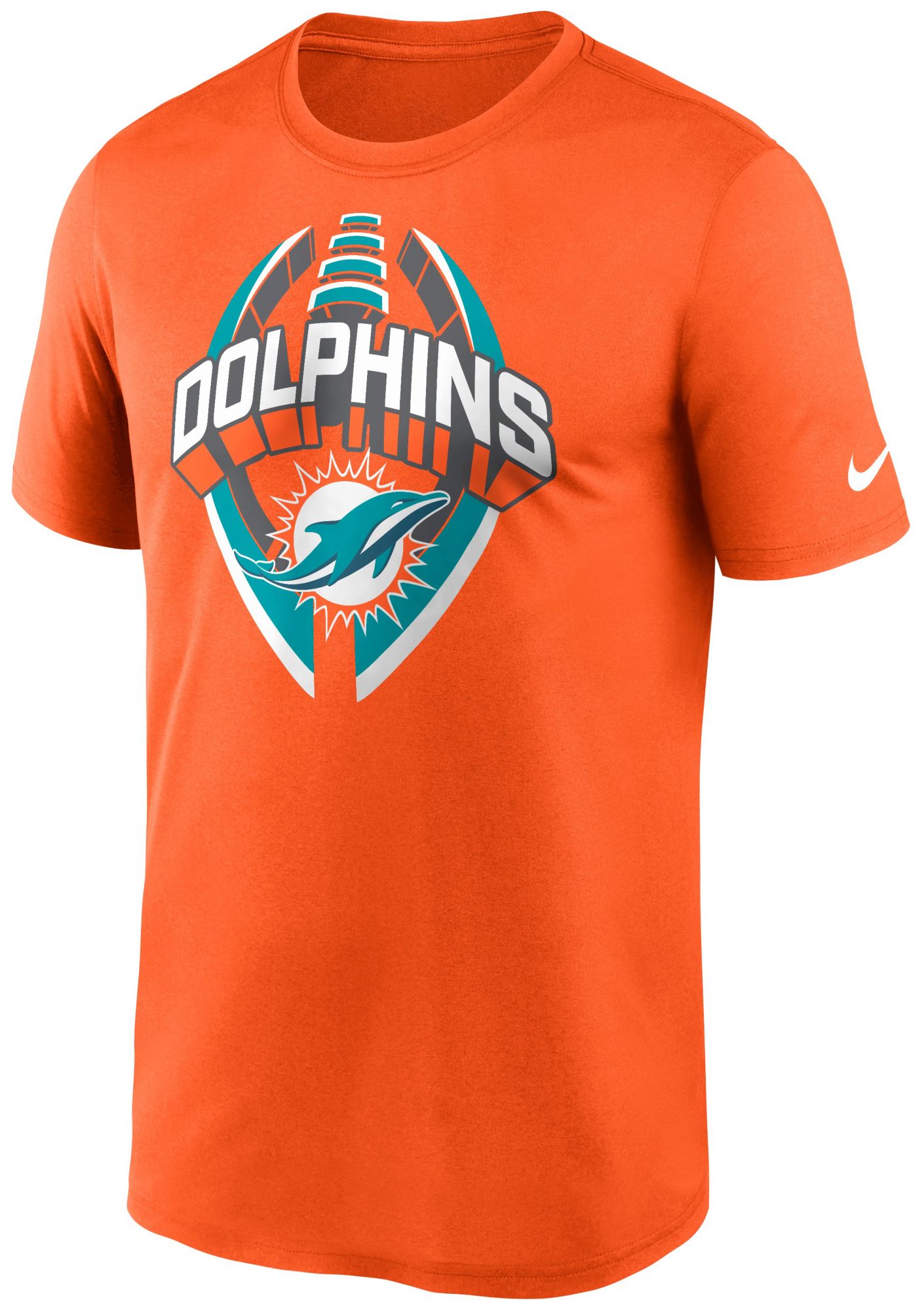 Nike Men's Miami Dolphins Brilliant Orange Legend Icon T-Shirt product image