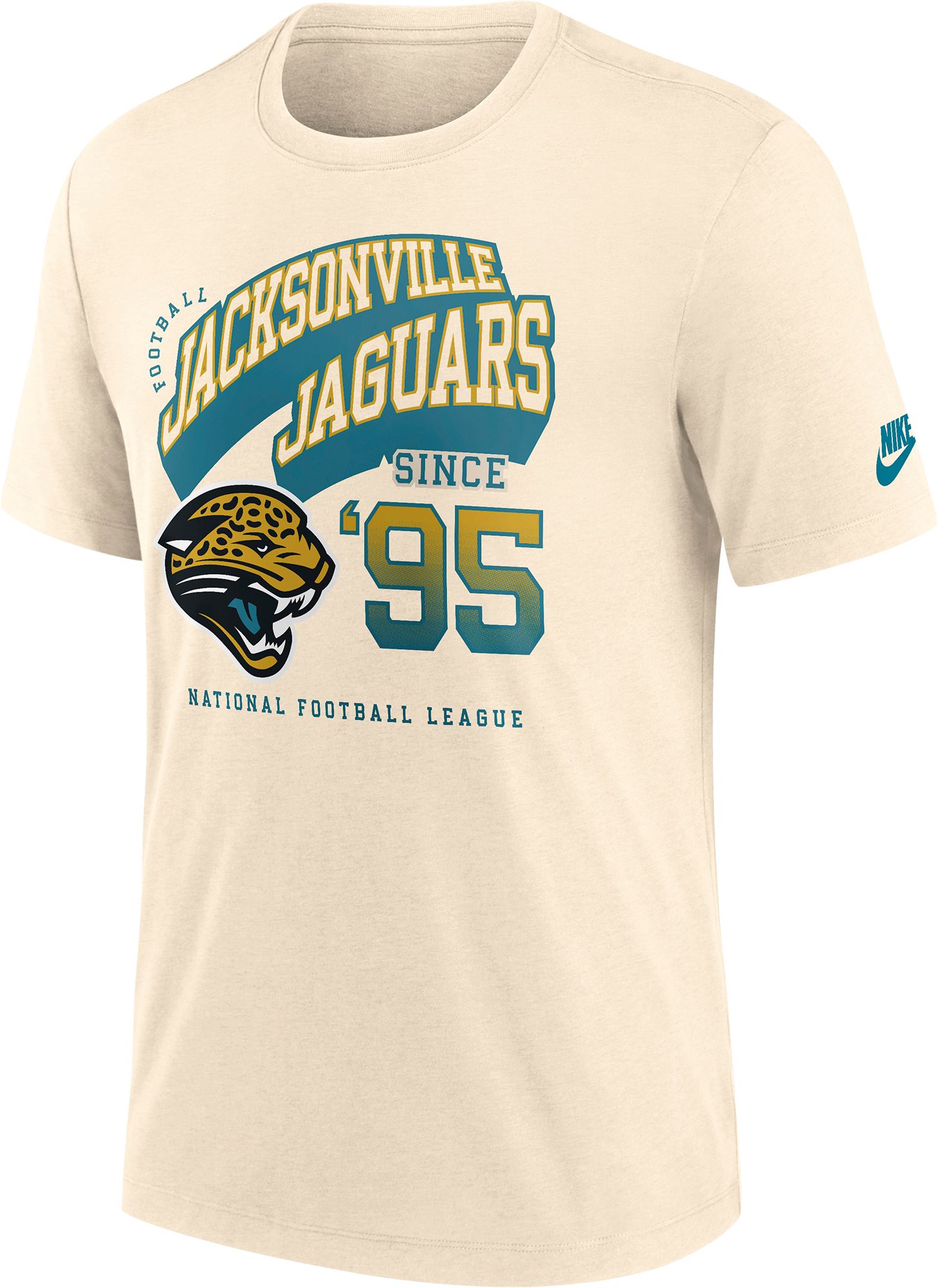 Nike Men's Jacksonville Jaguars Natural Since '95 Tri-Blend T-Shirt product image