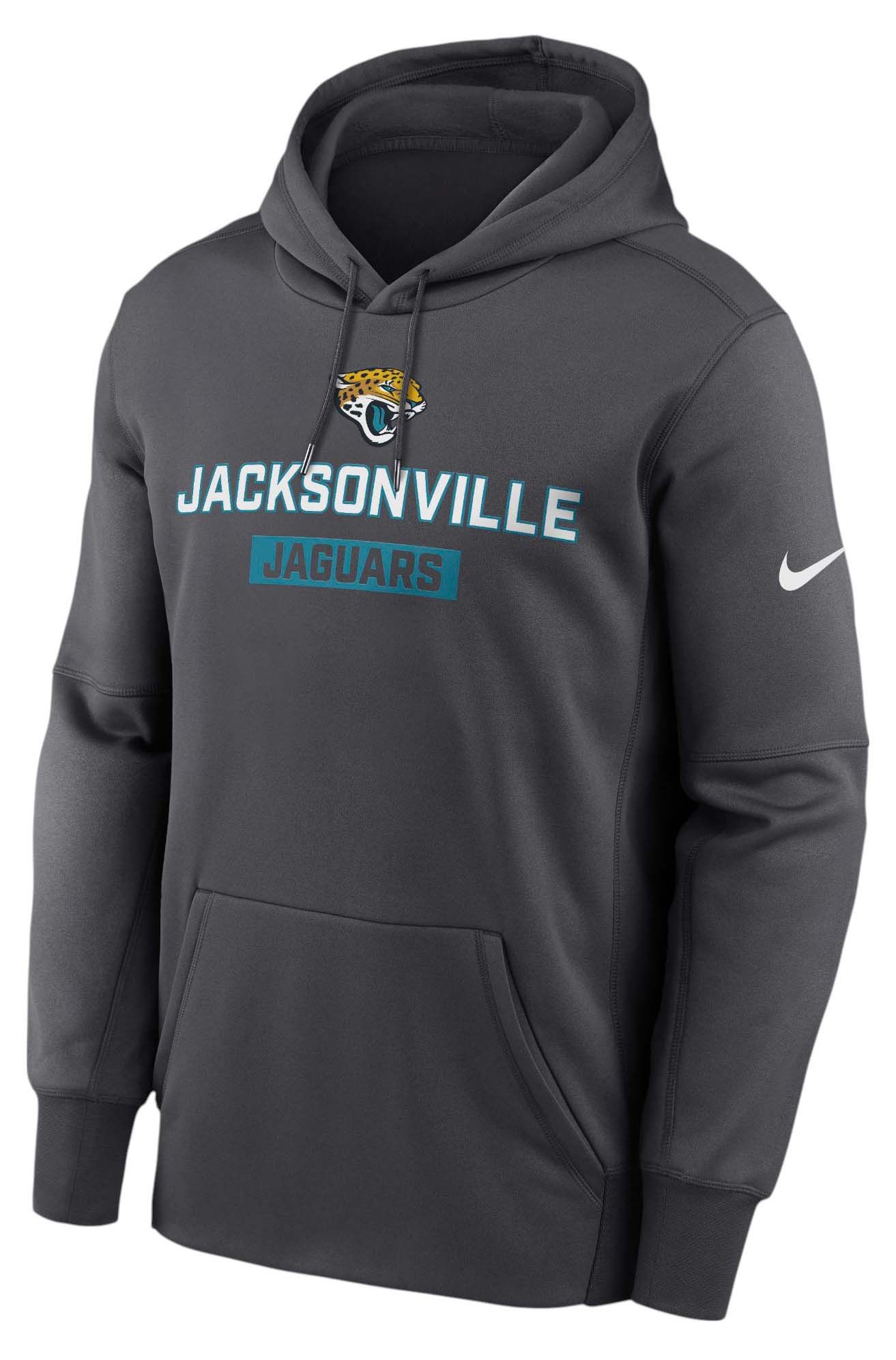 Nike Men's Jacksonville Jaguars Anthracite Therma Pullover Hoodie product image